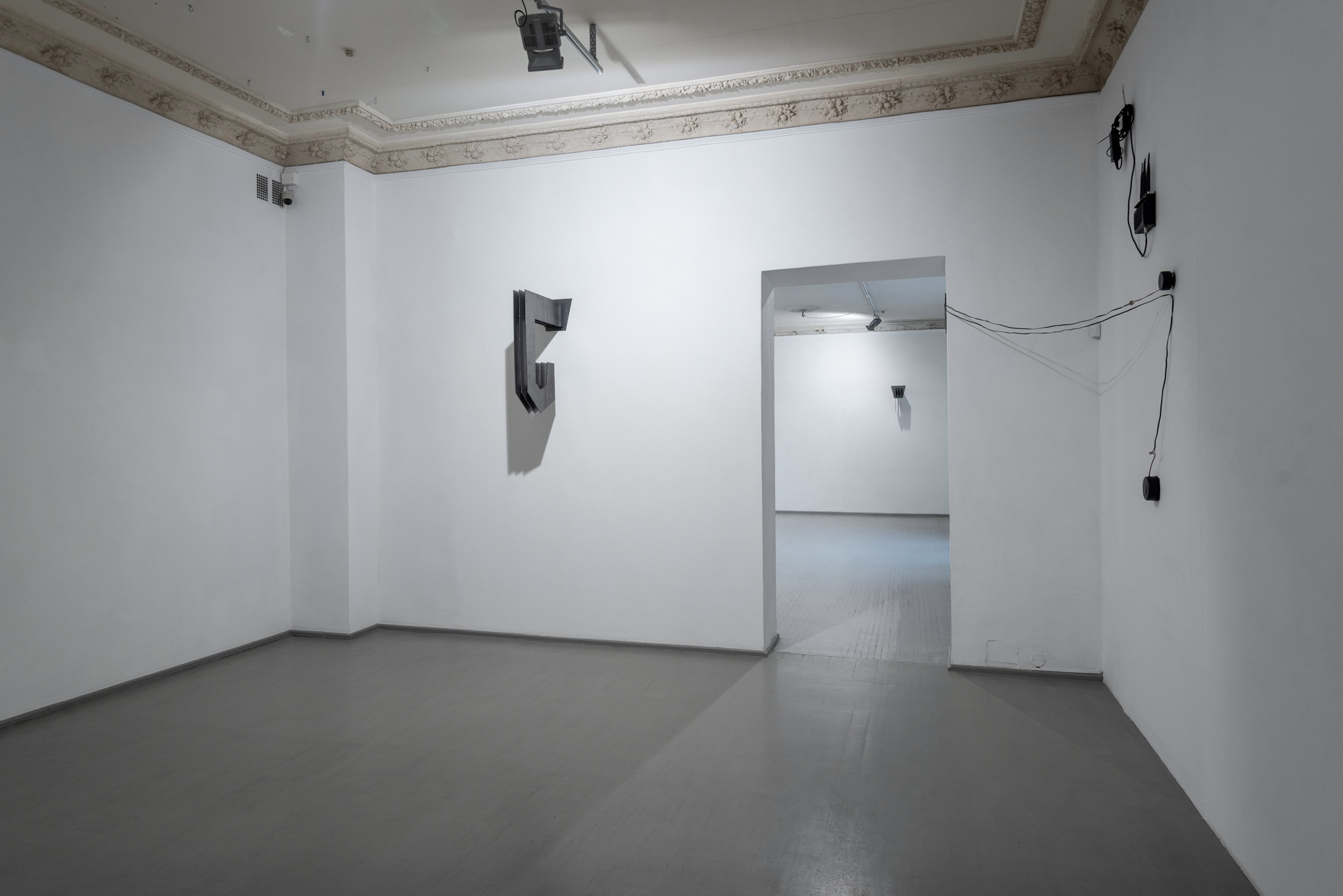 Ignas Krunglevičius, Acid Rain Echo, 2022, exhibition view, Galerija Vartai, Vilnius, Lithuania