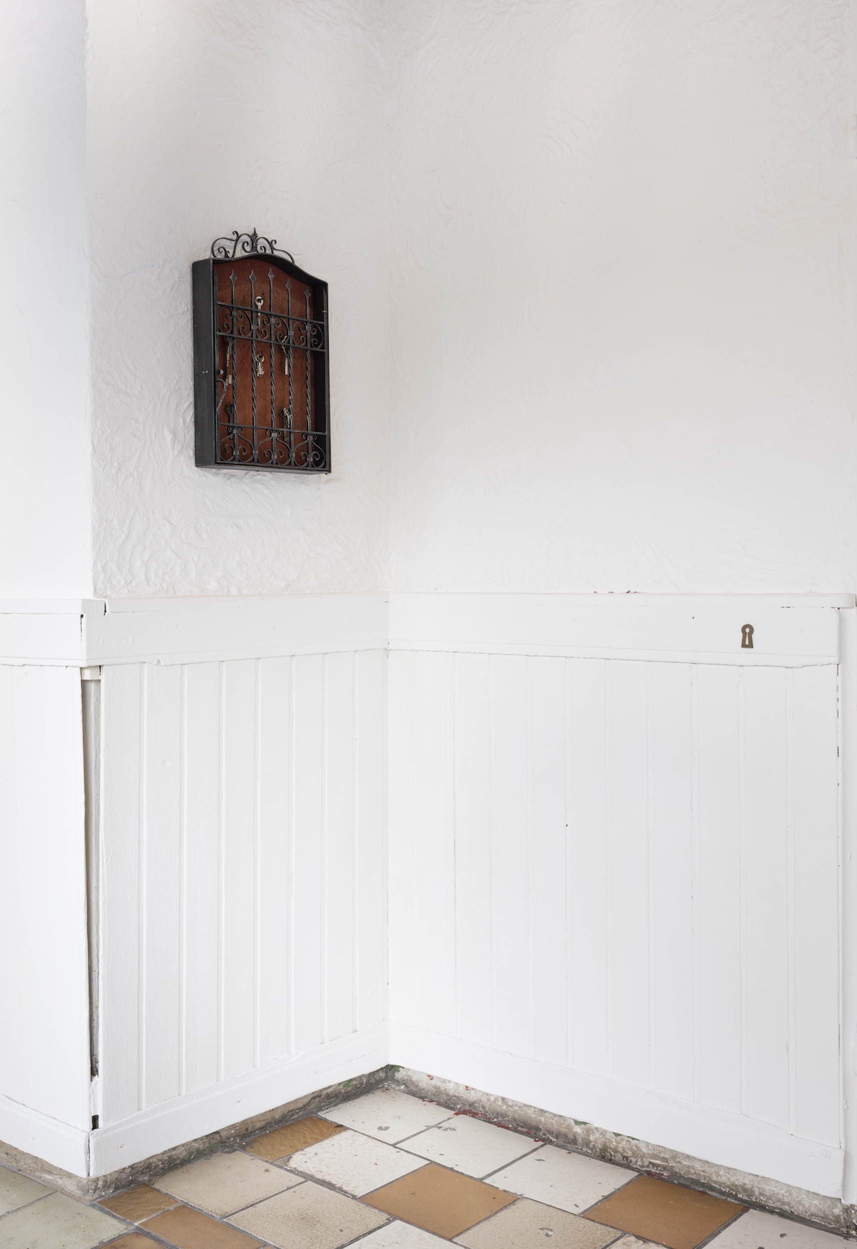 Victor Beger, answering past, wrought iron, brass, wood, dimensions variable, 2022