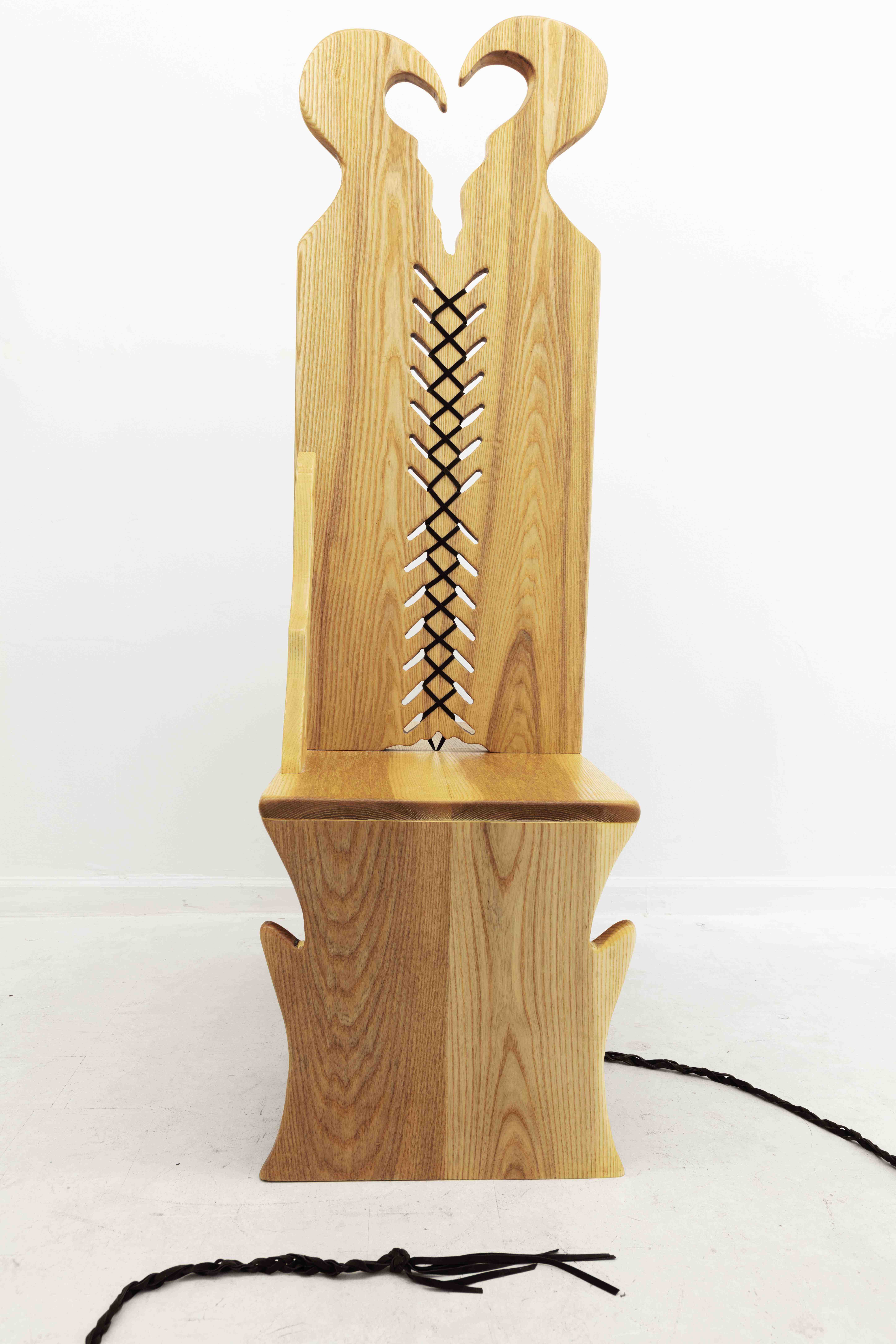 FIGURE: TWINS, 2022; Ash, leather, damiana, hydrangea, hyssop, nettle, ashwagandha, rose bud, red clover, calendula, thyme