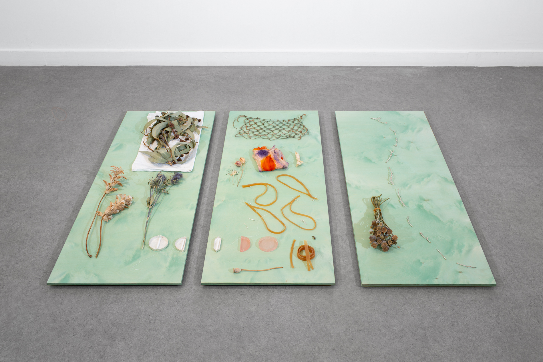 Exhibition view Élise Peroi « Peut-être ce jardin n’existe-t-il qu’à l’ombre de nos paupières baissées », 2022, CACC.