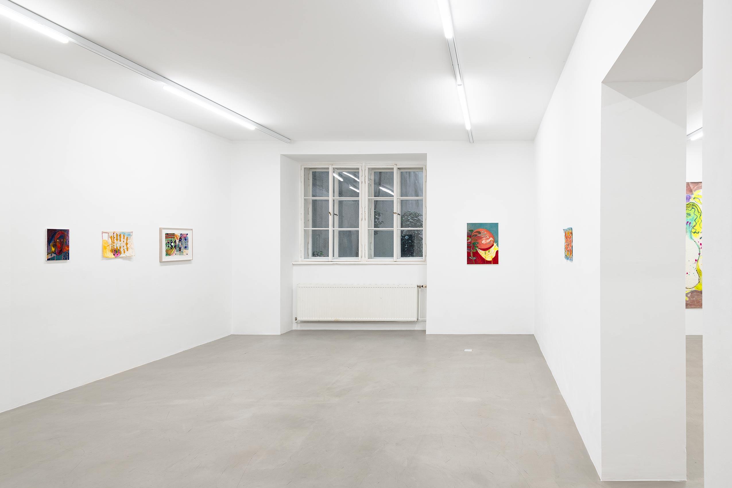 Katharina HÃ¶glinger, More Hours than One Day, installation view, Wonnerth Dejaco, Vienna 2022. Courtesy of Wonnerth Dejaco and the artist. Photo: Peter Mochi
