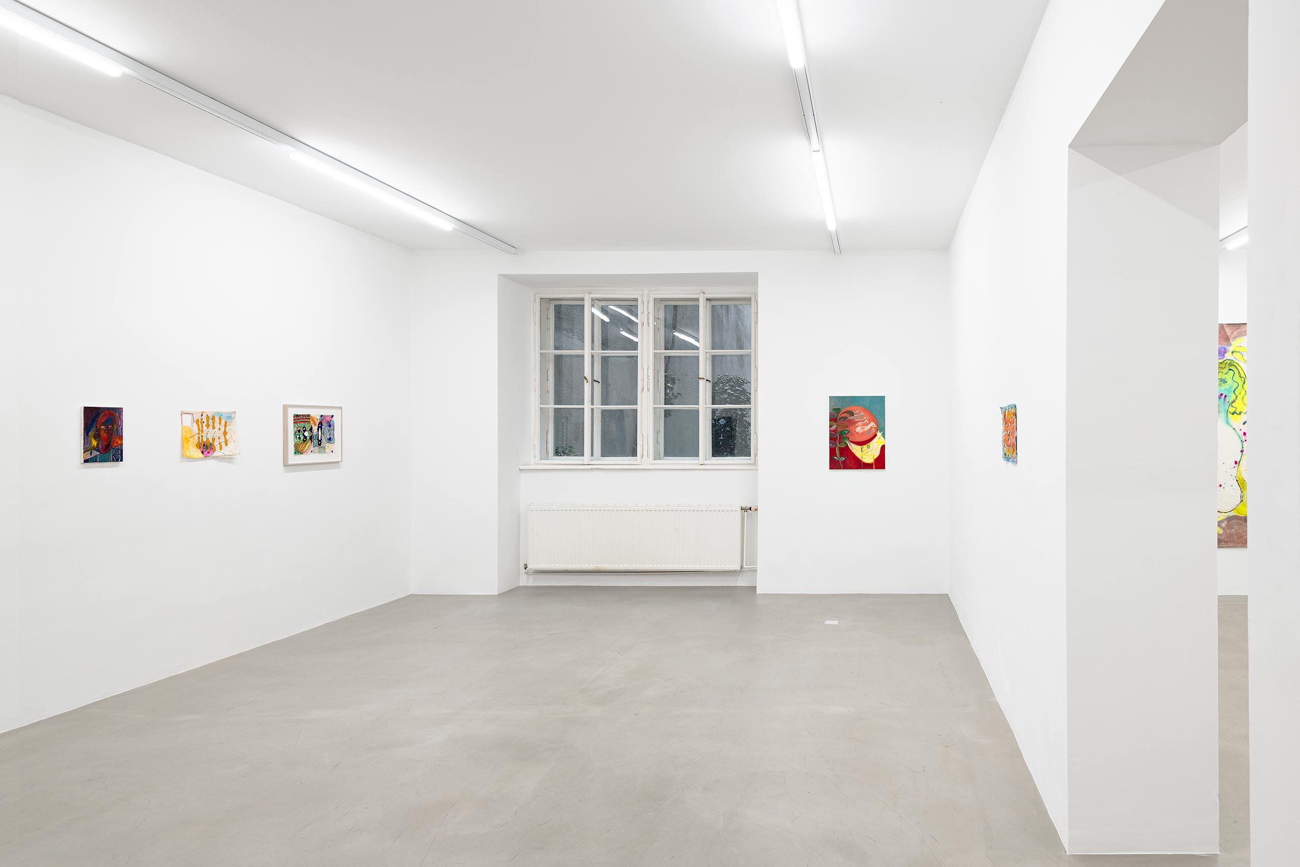 Katharina Höglinger, More Hours than One Day, installation view, Wonnerth Dejaco, Vienna 2022. Courtesy of Wonnerth Dejaco and the artist. Photo: Peter Mochi