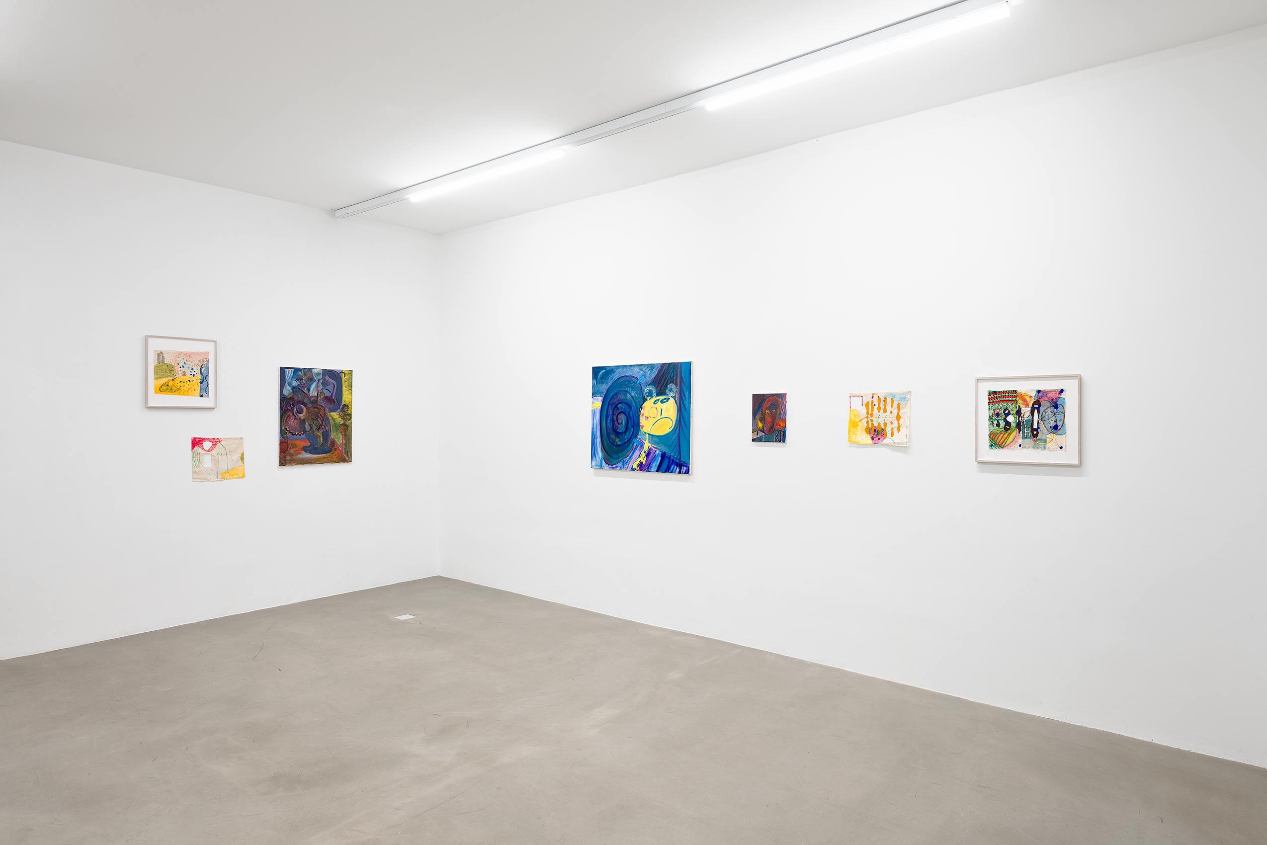 Katharina Höglinger, More Hours than One Day, installation view, Wonnerth Dejaco, Vienna 2022. Courtesy of Wonnerth Dejaco and the artist. Photo: Peter Mochi