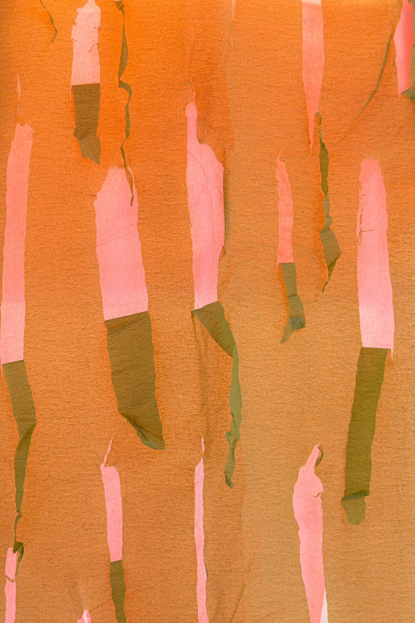 Installation View, Crepe Paper dresses, I still feel at home in my house, Albert Riera Galceran, 2022