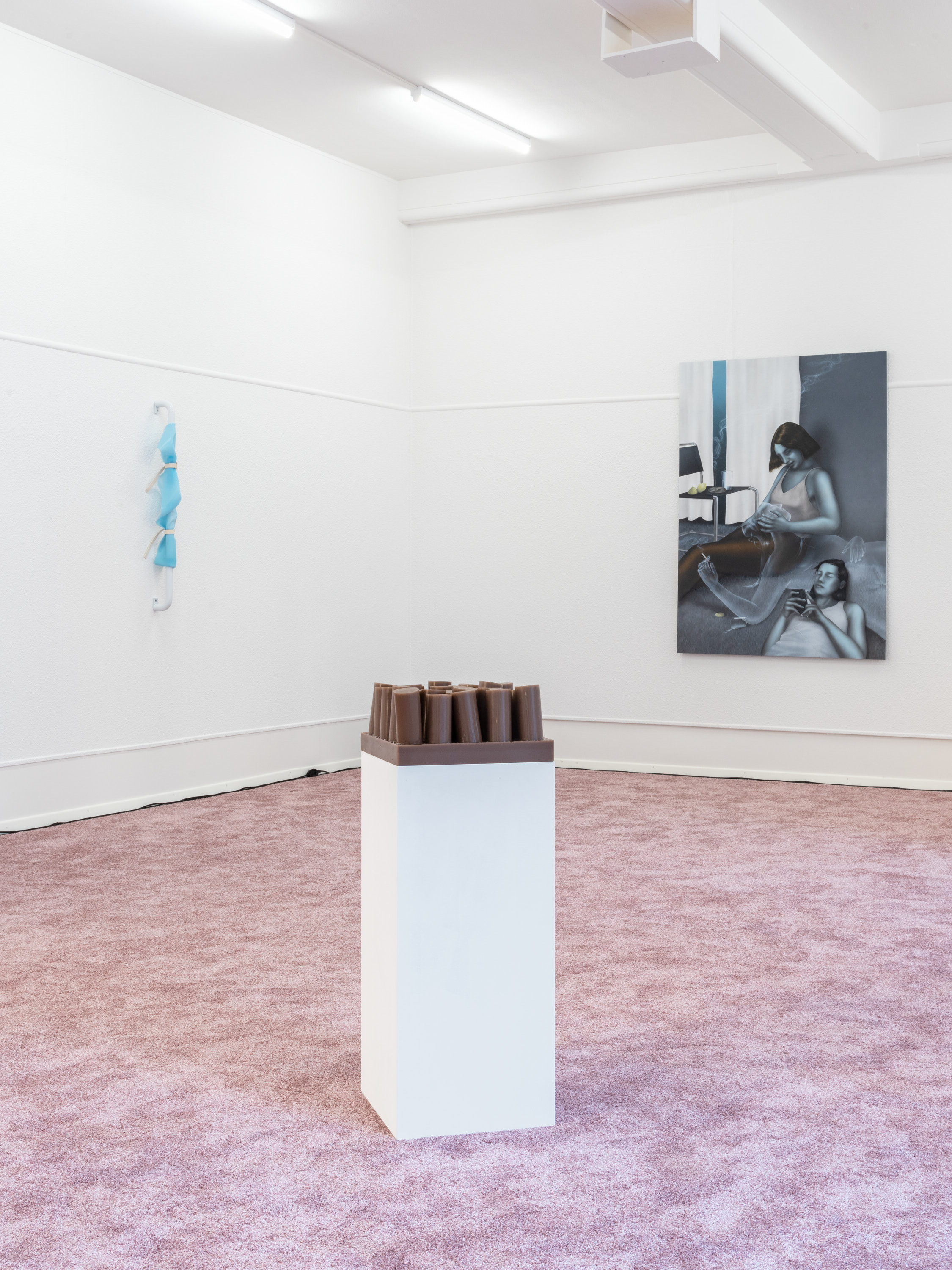 Installation views TIES AND KNOTS AND BANDAGES, 2022. Photo: Â© Thalles Piaget