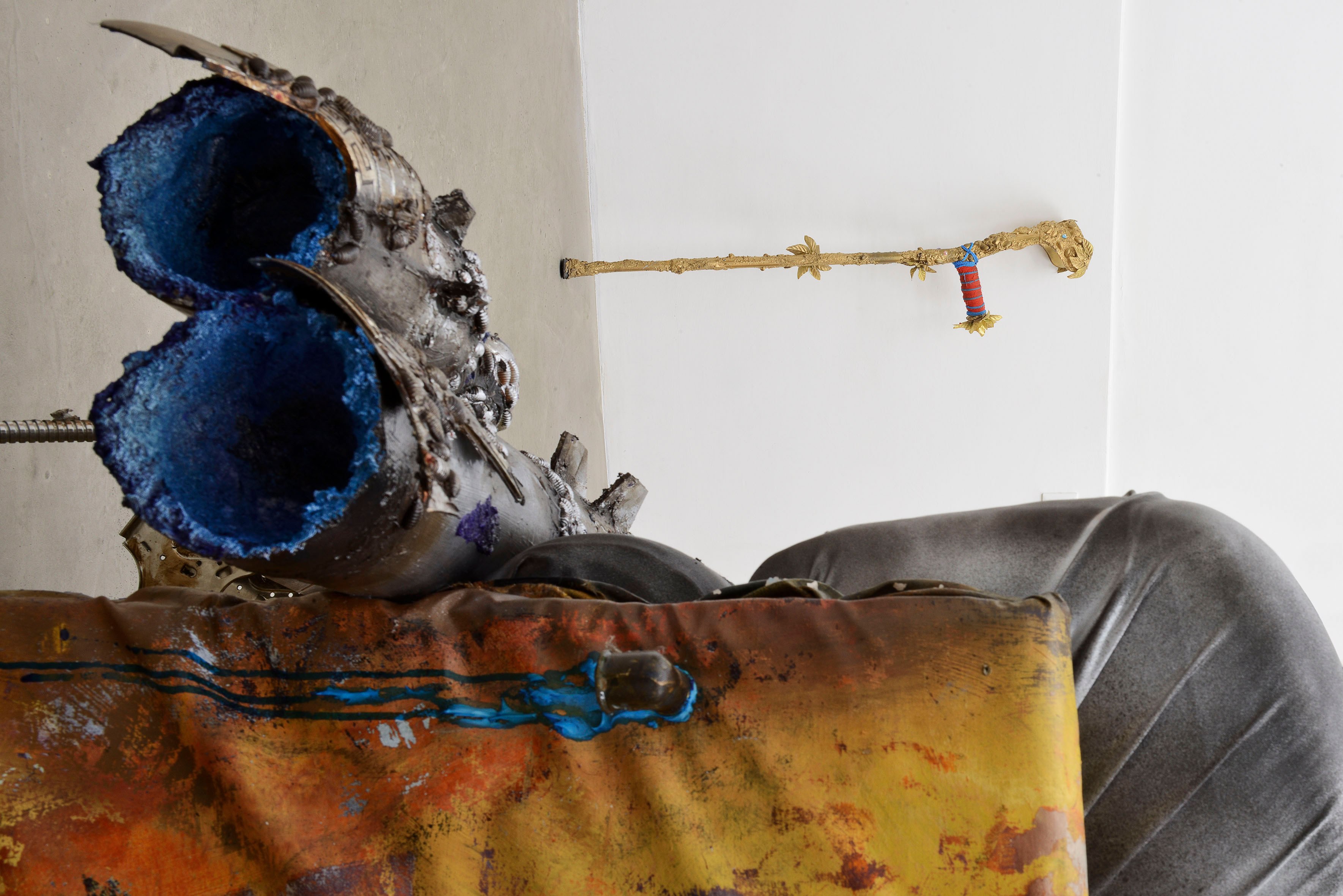 Diego Gualandris Escape from Regina Coeli, 2022 Installation view at ADA, Rome