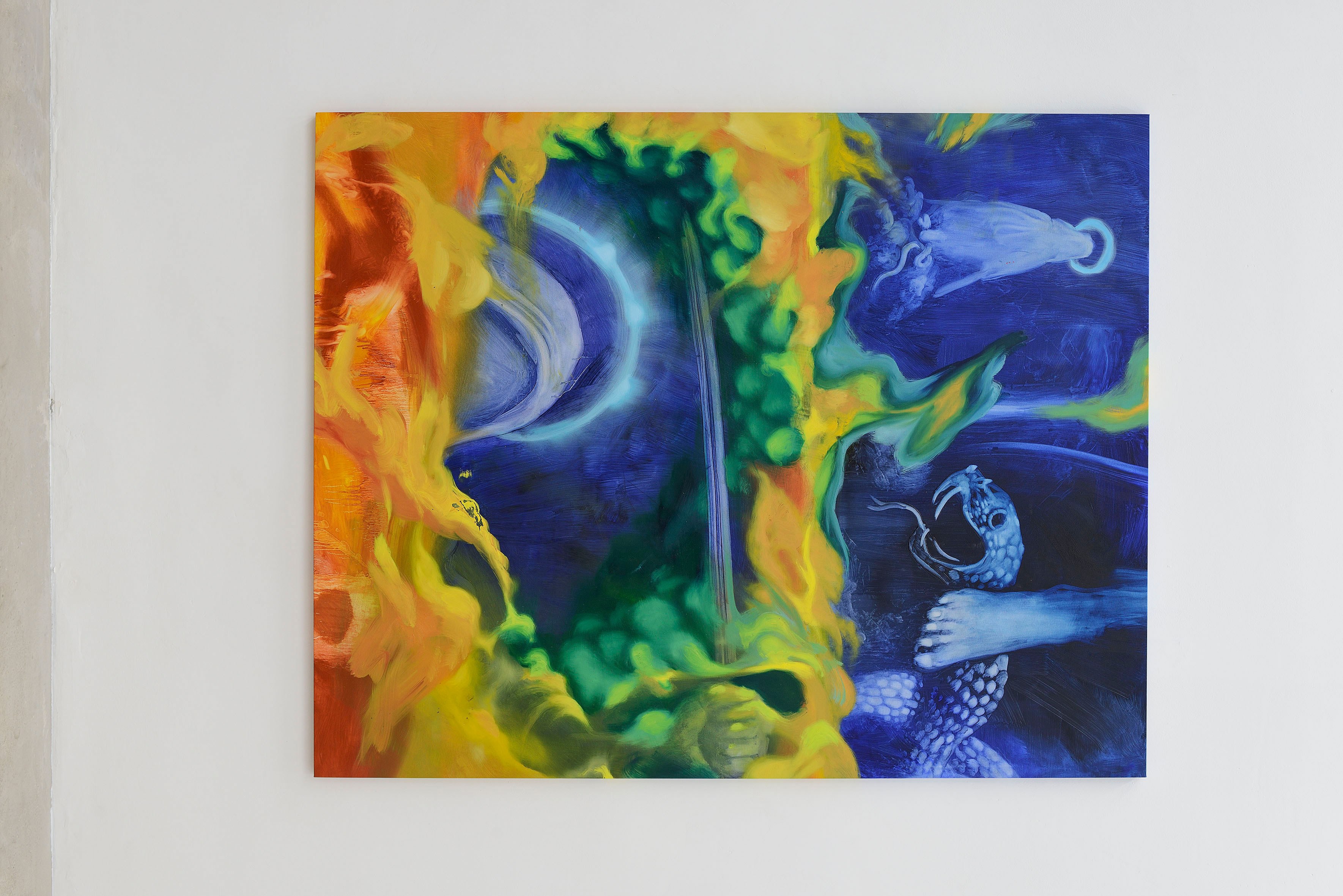 Diego Gualandris Lady Luna, 2022 oil on canvas 145 x 180 x 3 cm