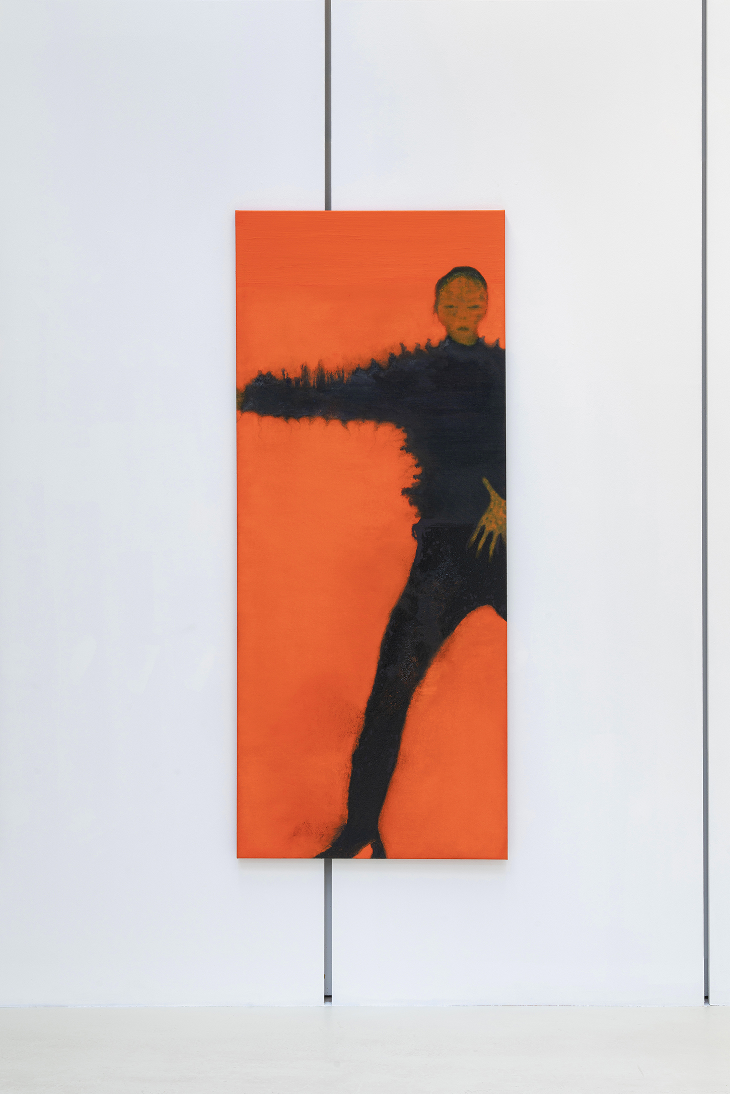 Hadrien Jacquelet, Untitled, 2022, Oil on canvas, 180 x 75 cm