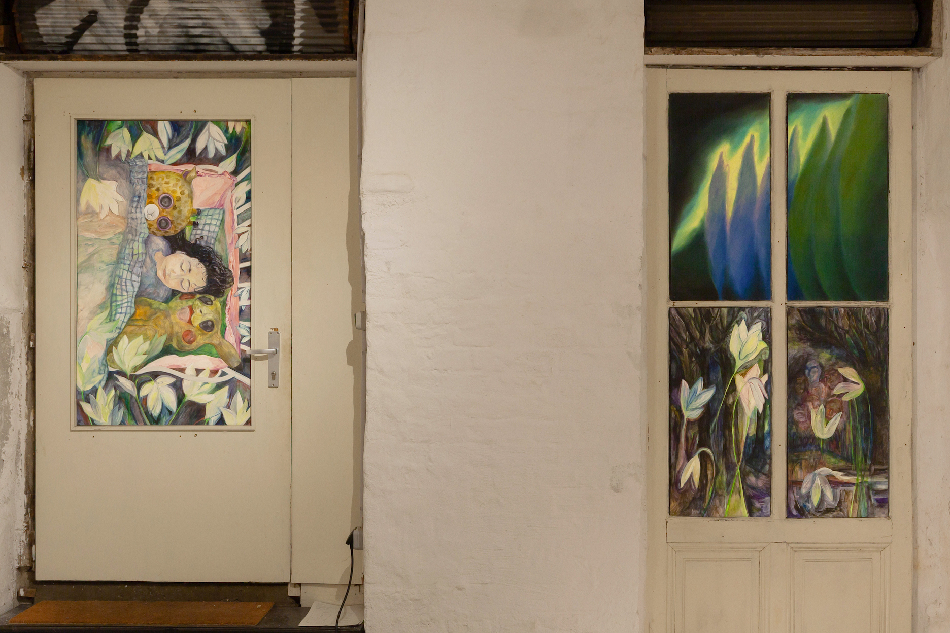 Agnès Racine, Femme et son petit chien, 1986, bronze, 20 x 48 x 32 cm, unique.