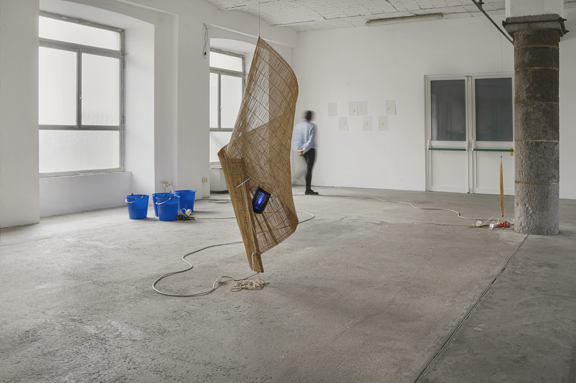 exhibition view : Andréa Sparta , Weather Report at Cittadellarte - 2022 photo ©Juliette Alhmah