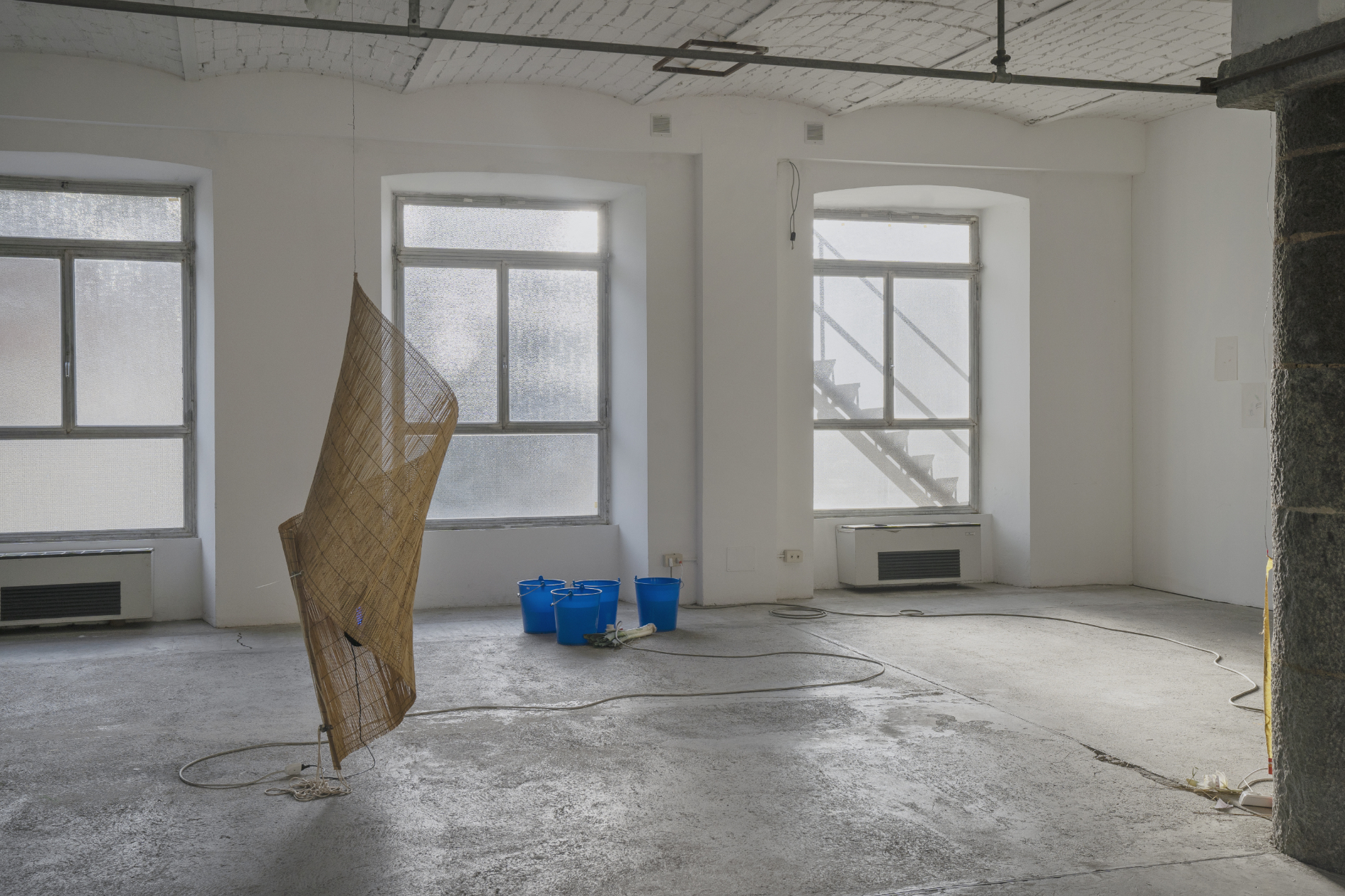 exhibition view : Andréa Sparta , Weather Report at Cittadellarte - 2022 photo ©Juliette Alhmah