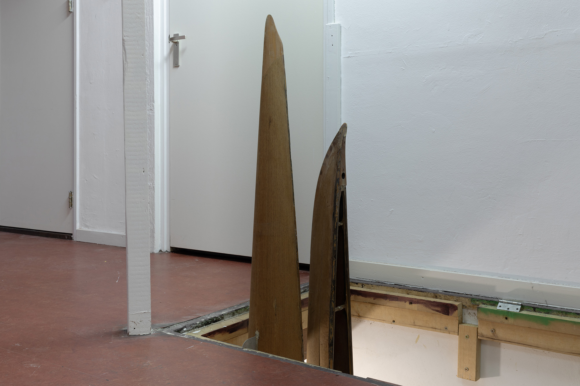 'Trajectories' - Single person rowing boat, 260 x 30 x 80 cm, 2022