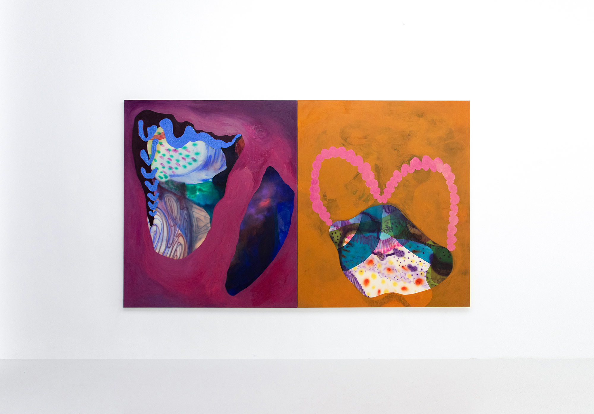 installation view Kallirroi Ioannidou It’s a Shadow not a Hole 2022 galerie burster