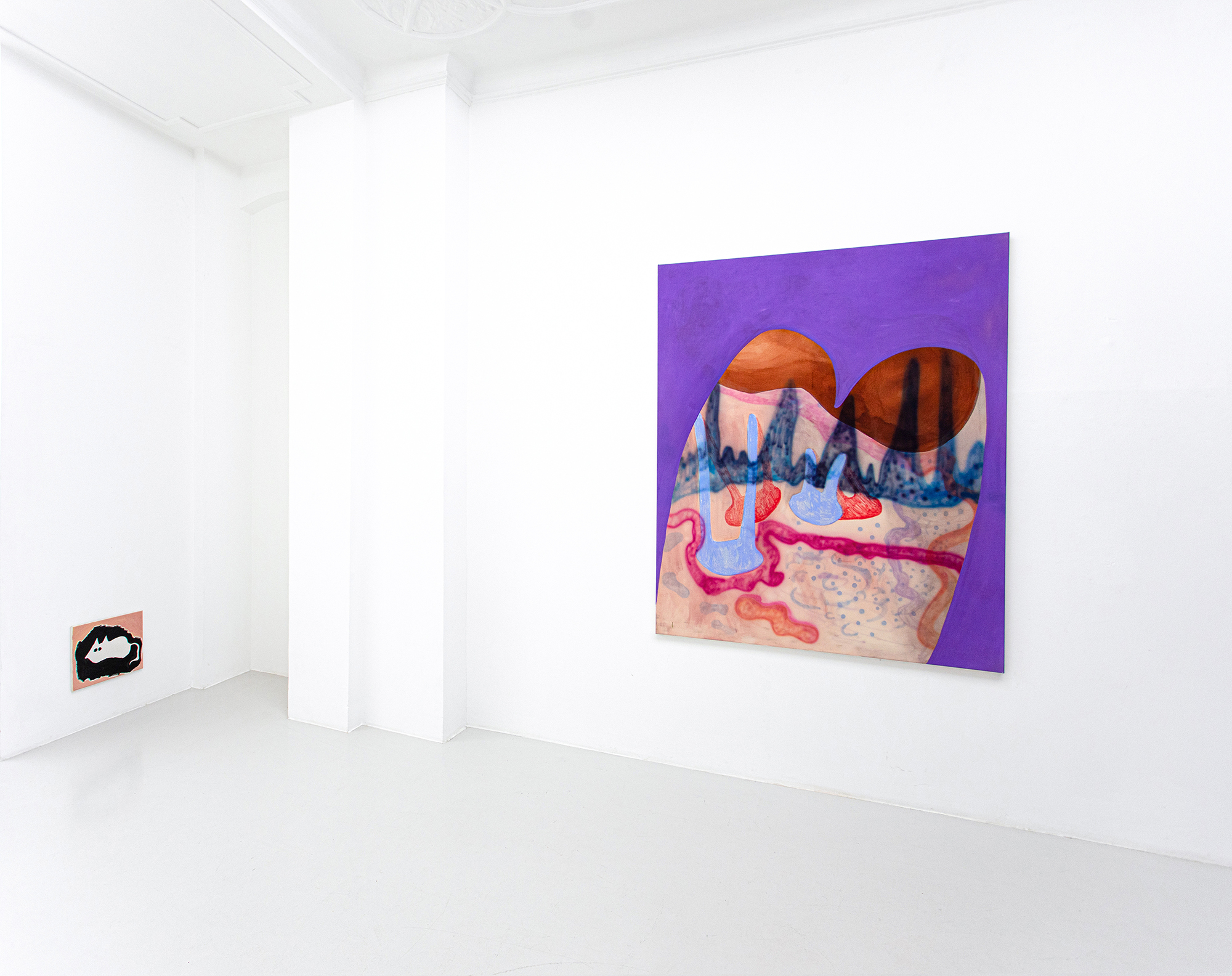 installation view Kallirroi Ioannidou It’s a Shadow not a Hole 2022 galerie burster