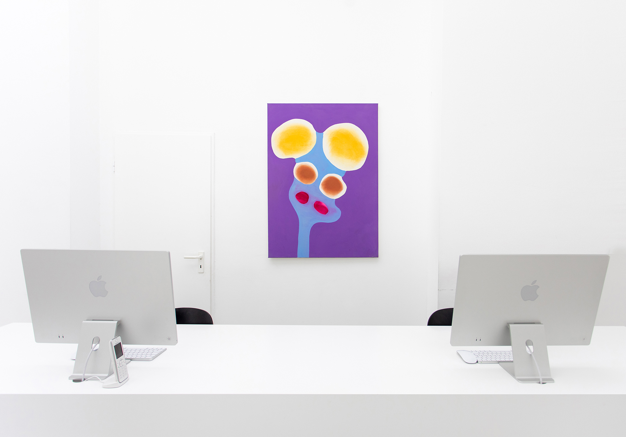 Kallirroi Ioannidou Flower with no Need of Water 2022 Pastel, oil on canvas 120 x 85 cm