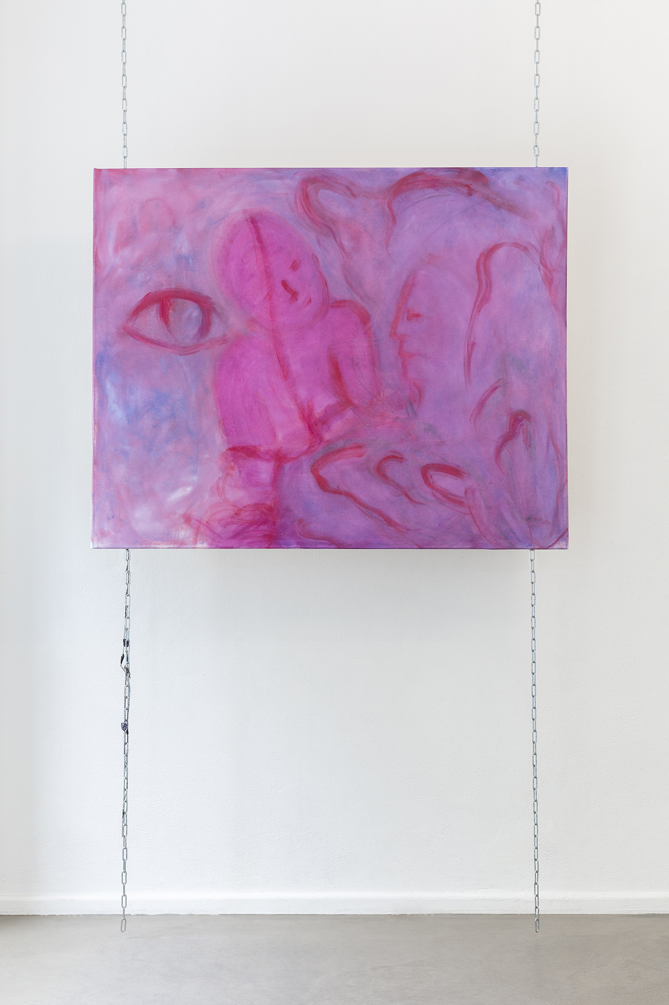 Christina Huber, Seconds Afar, Oil colour and walnut oil on canvas, 140 x 110 cm, 2022 Photo: Chroma