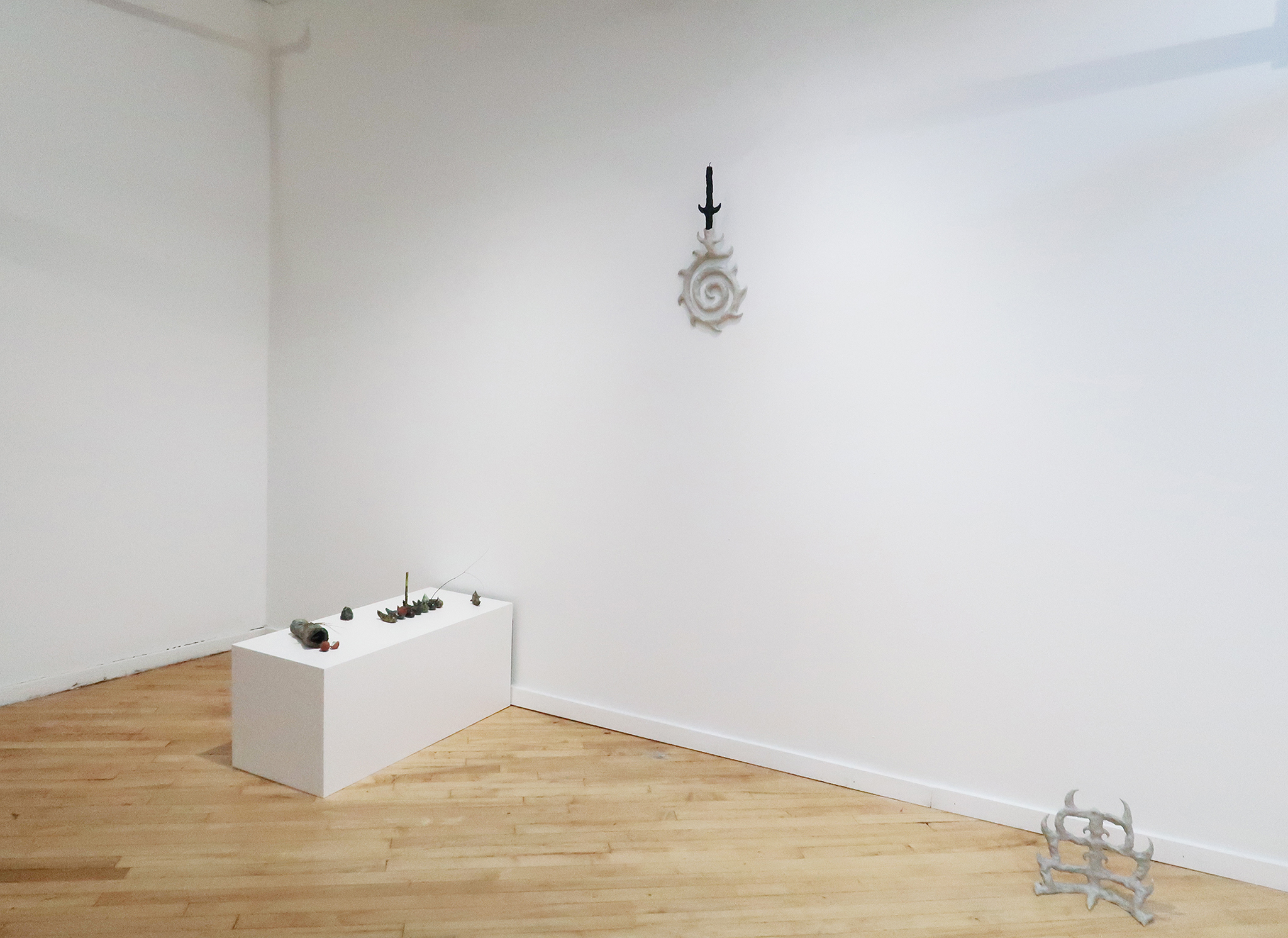 Several Species Of Small Furry Animals Gathered Together In A Cave And Grooving With A Pict - Installation view, Subtitled NYC, 2022-2023