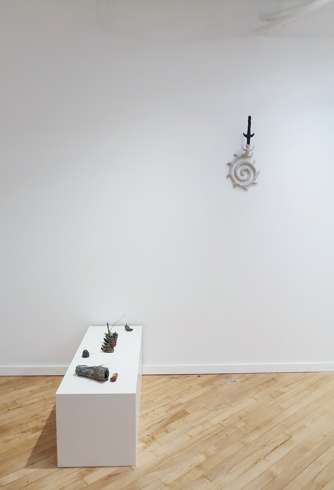 Several Species Of Small Furry Animals Gathered Together In A Cave And Grooving With A Pict - Installation view, Subtitled NYC, 2022-2023