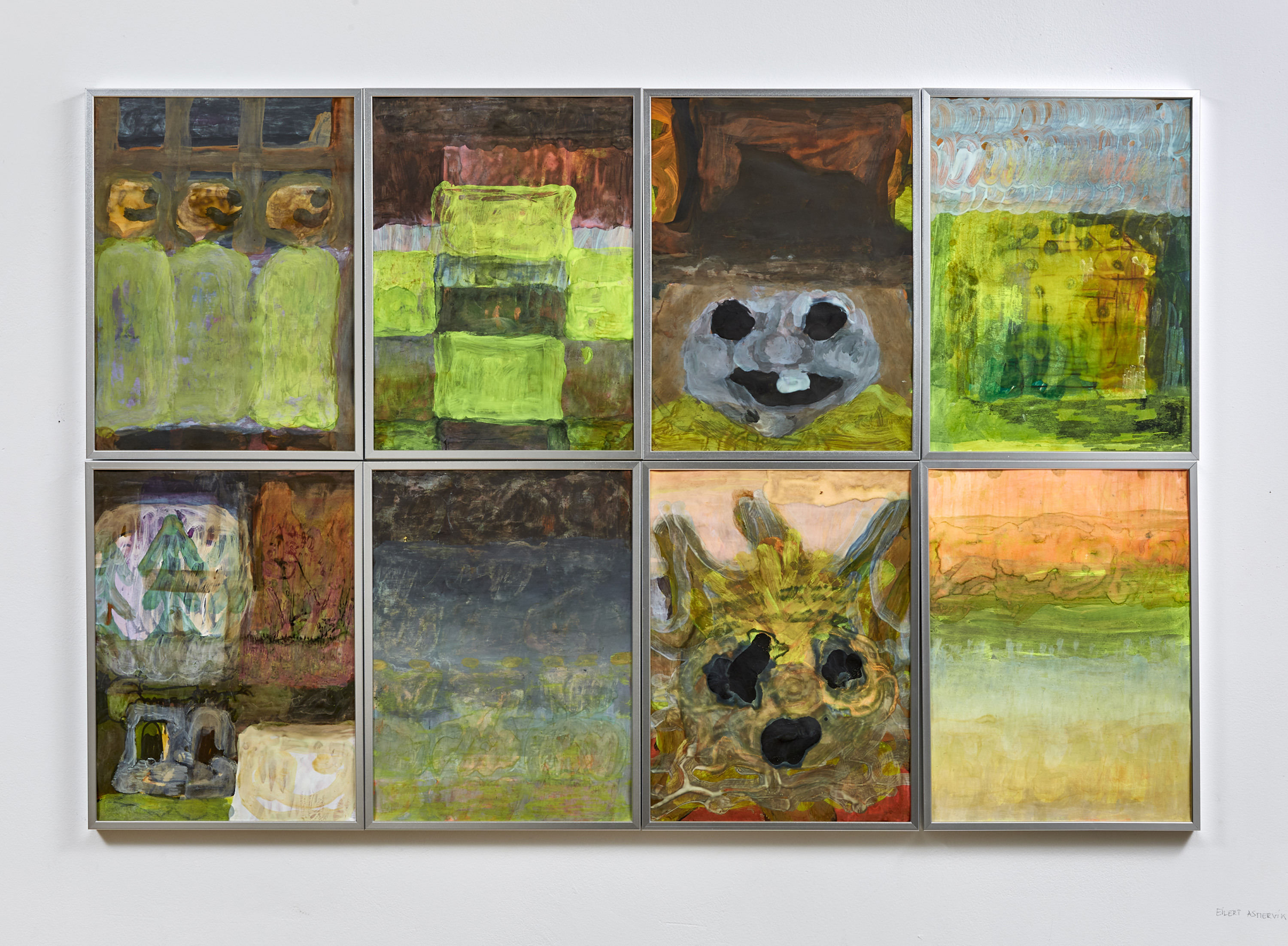 Afterglow, installation detail, Eilert Asmervik
