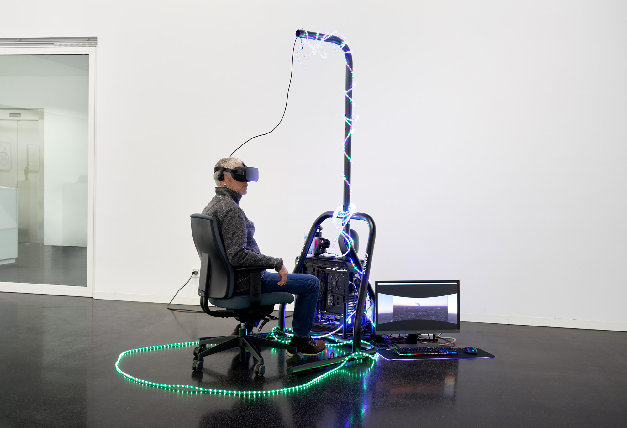 Patrick Alan Banfield, My View, 2017/2018, installation view Kunsthaus Wiesbaden, 2022, Courtesy the artist, ©Hessische Kulturstiftung, photo: Jens Gerber