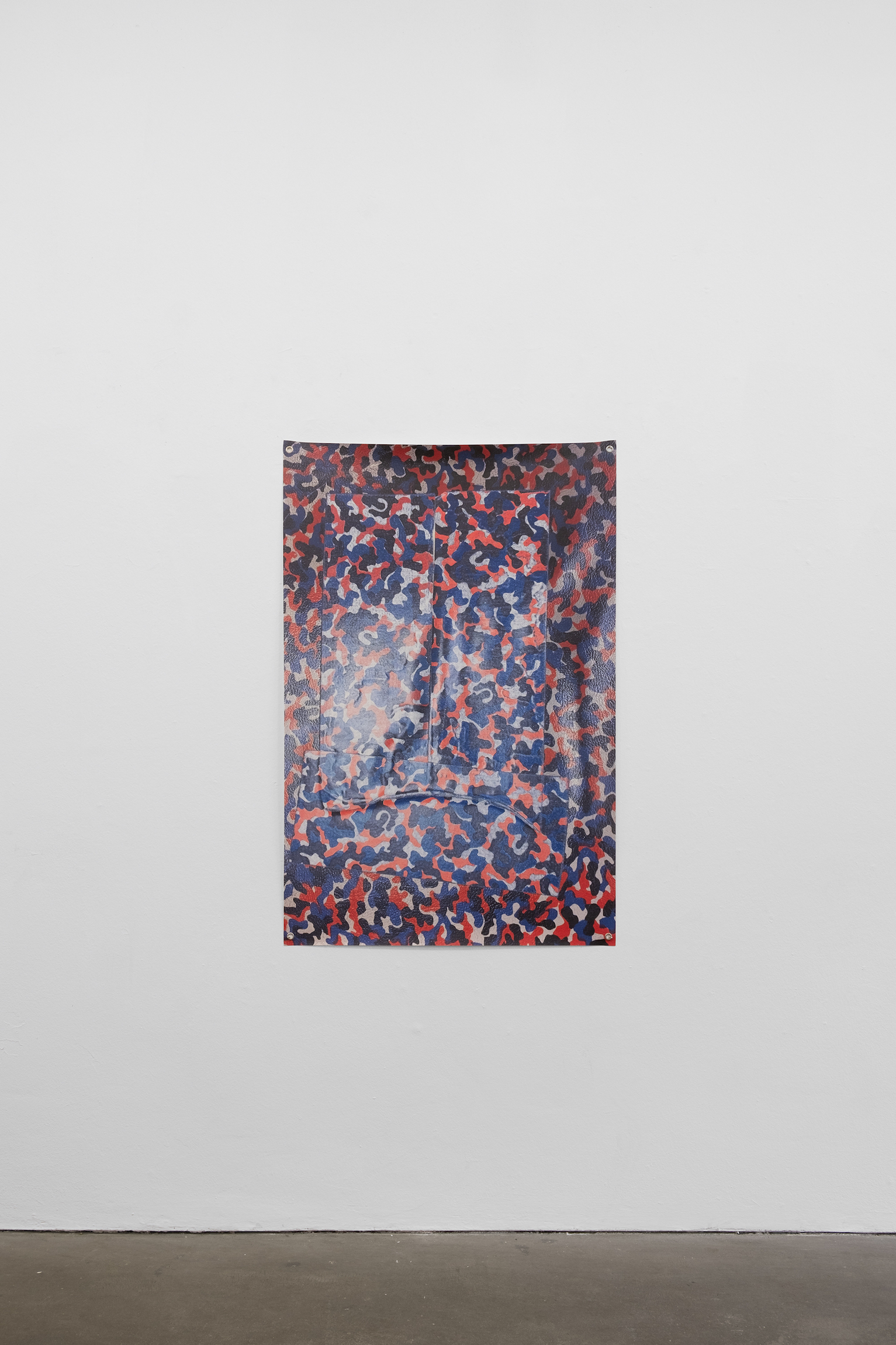 Veronika Dräxler, Wounds of Berlin, 2021, Digital print on synthetic leather, Kunstverein Grafschaft Bentheim. Photo kvgb 2022.