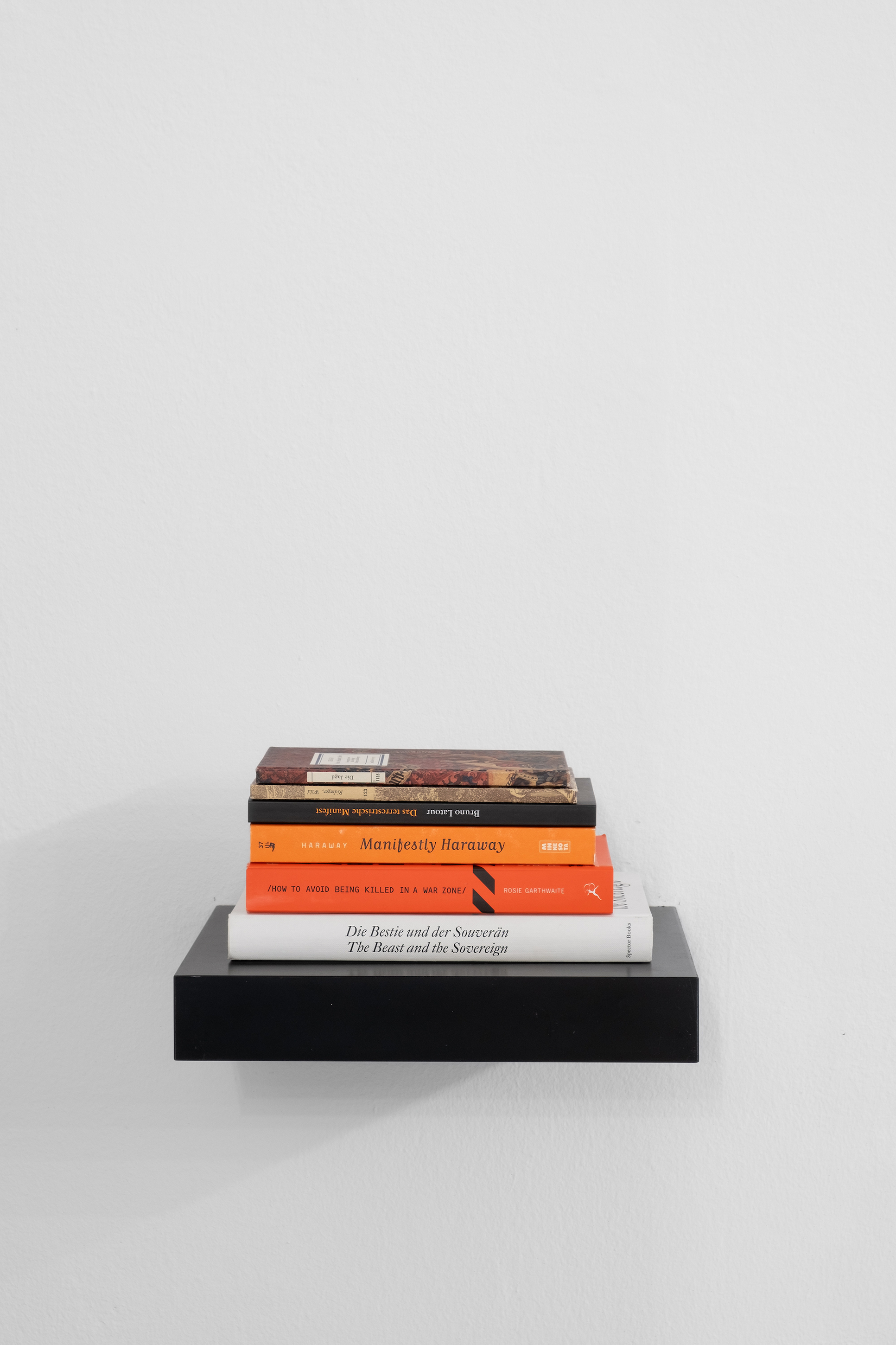 Veronika Dräxler, Research material Traces of Life / How to Kill, Kunstverein Grafschaft Bentheim. Photo kvgb 2022.