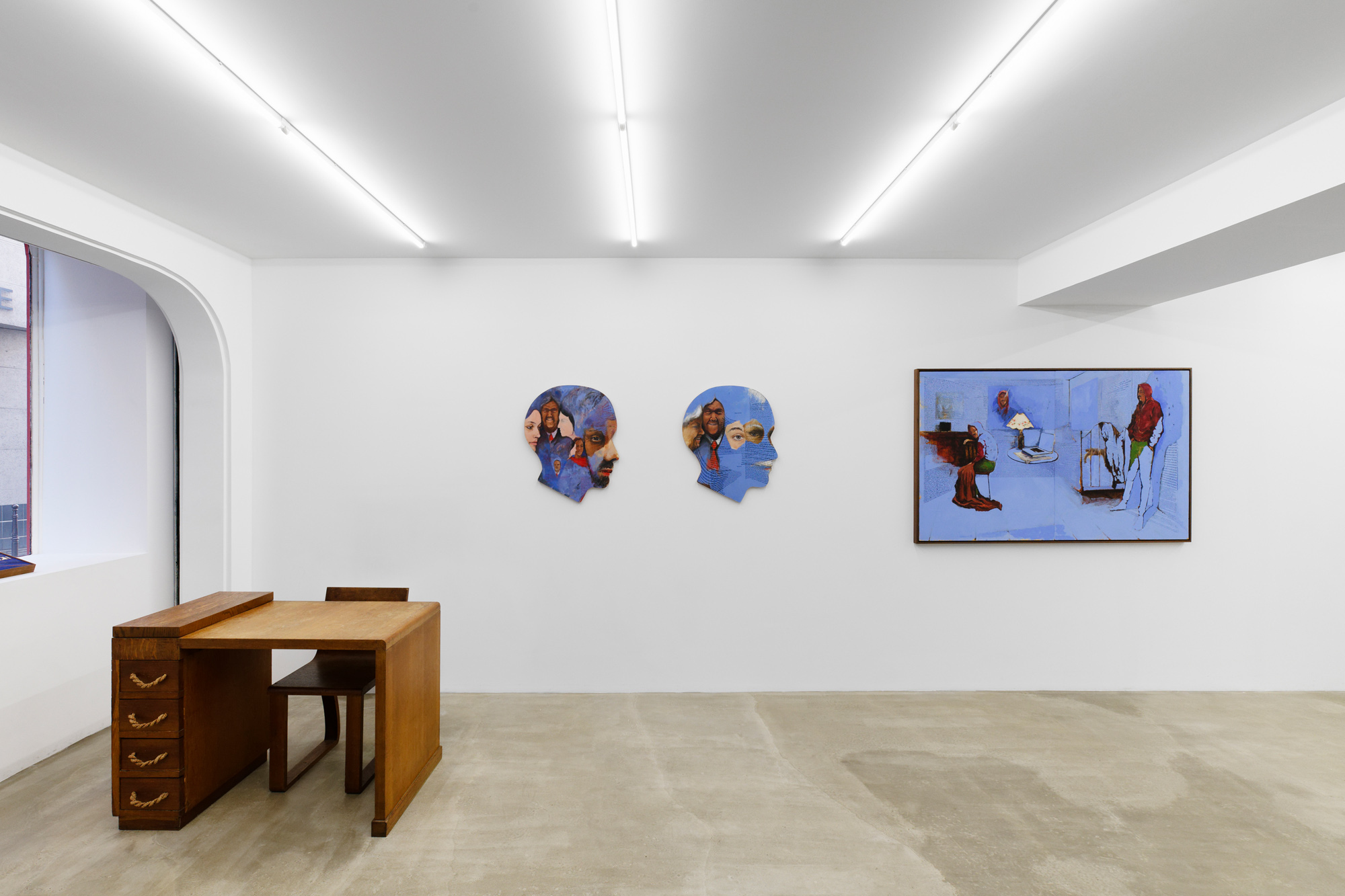 Robert Brambora, News from Nowhere, 2023, exhibition view, Sans titre, Paris