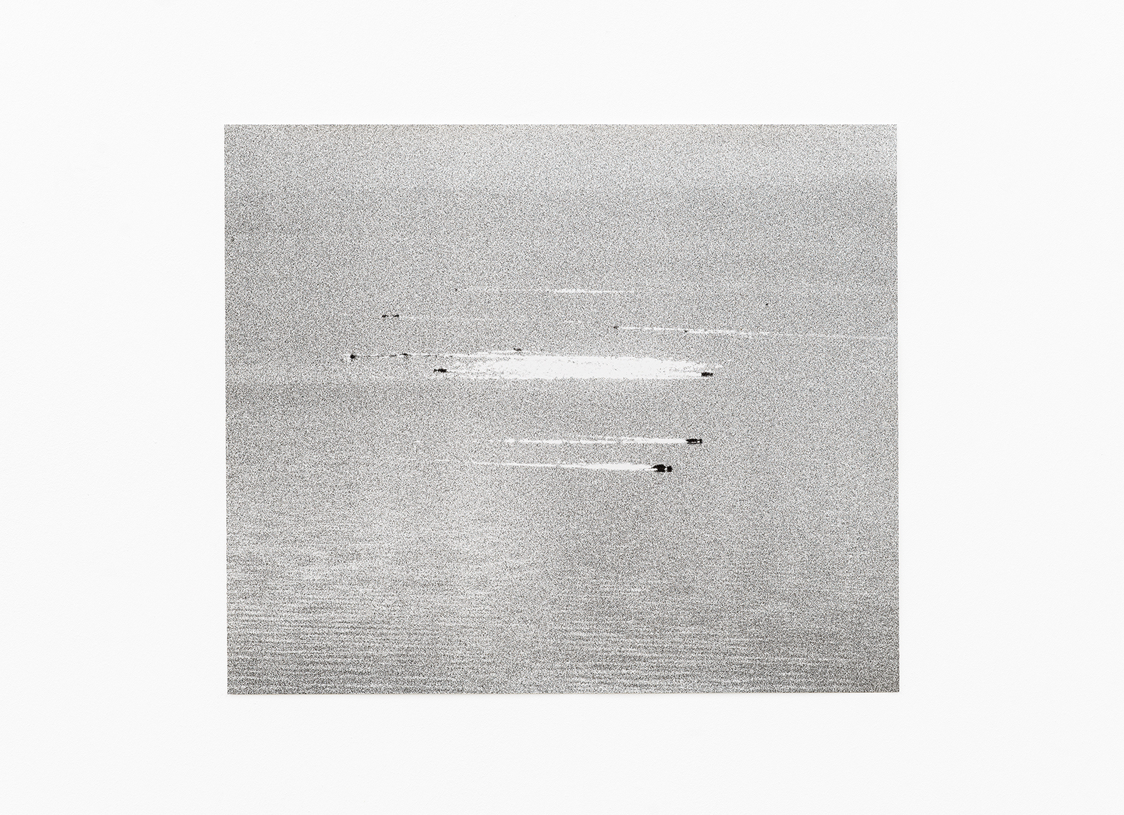 Jochen Lempert, Drawing with light, Gelatin silver print on baryta paper, 38 Ă 55 cm, Edition 5/5, 2022 / Photo: Cedric Mussano / Courtesy of the artist, Kirchgasse, Steckborn and ProjecteSD, Barcelona