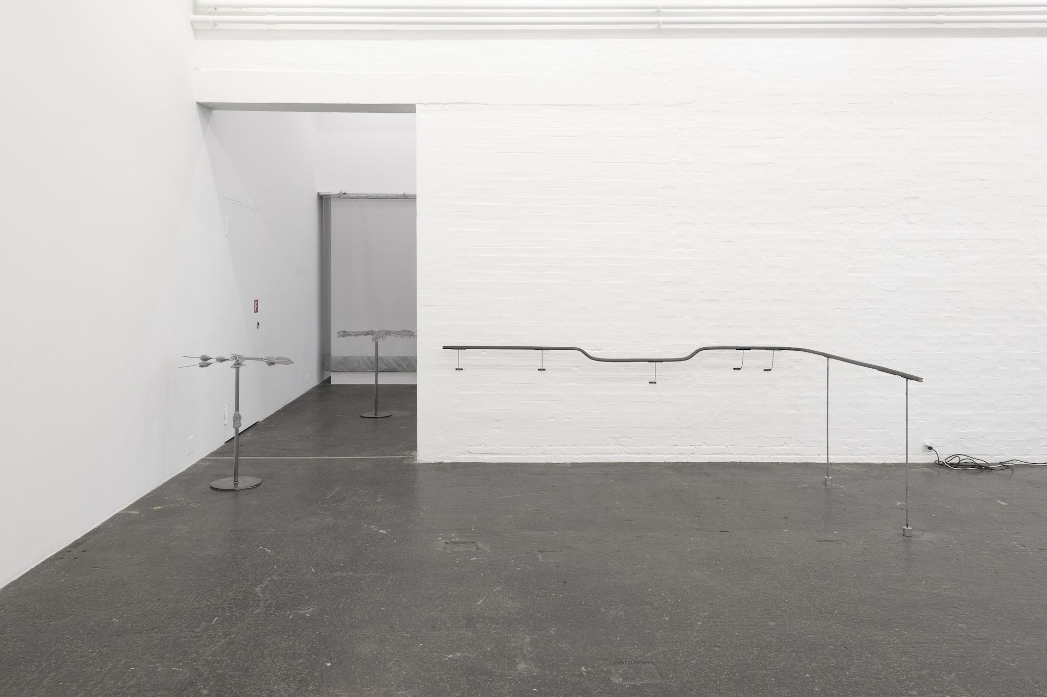 Gina Proenza, Drawing Holes, 2023; Main-courante, 2023. Photo: Kunst Halle Sankt Gallen, Sebastian Schaub.