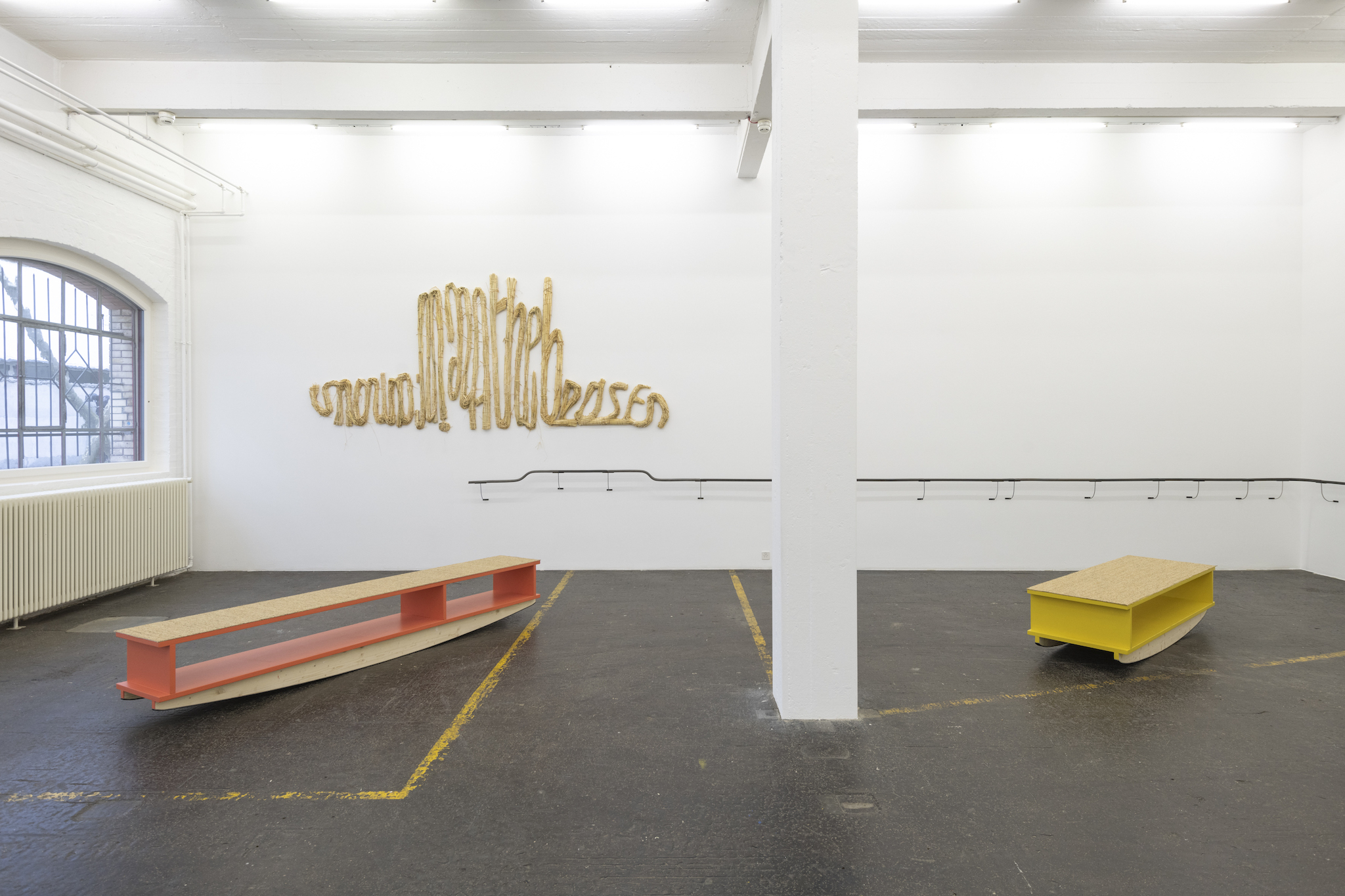 Gina Proenza, Â«Moving JealousyÂ», exhibition view, 2023. Photo: Kunst Halle Sankt Gallen, Sebastian Schaub.