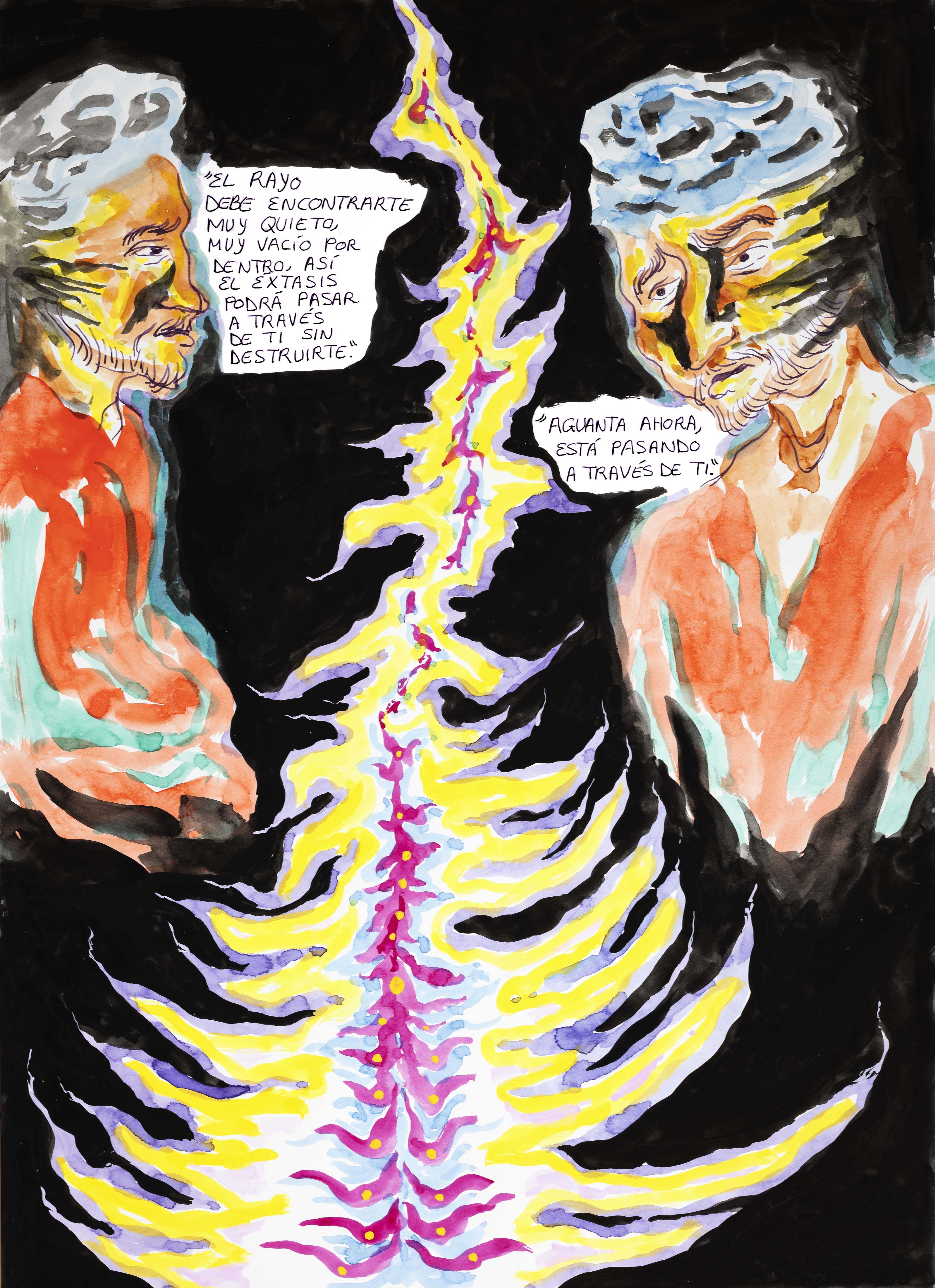 Art Histories (exhibition work detail), gouache on paper, 29,7 x 42cm, 2023