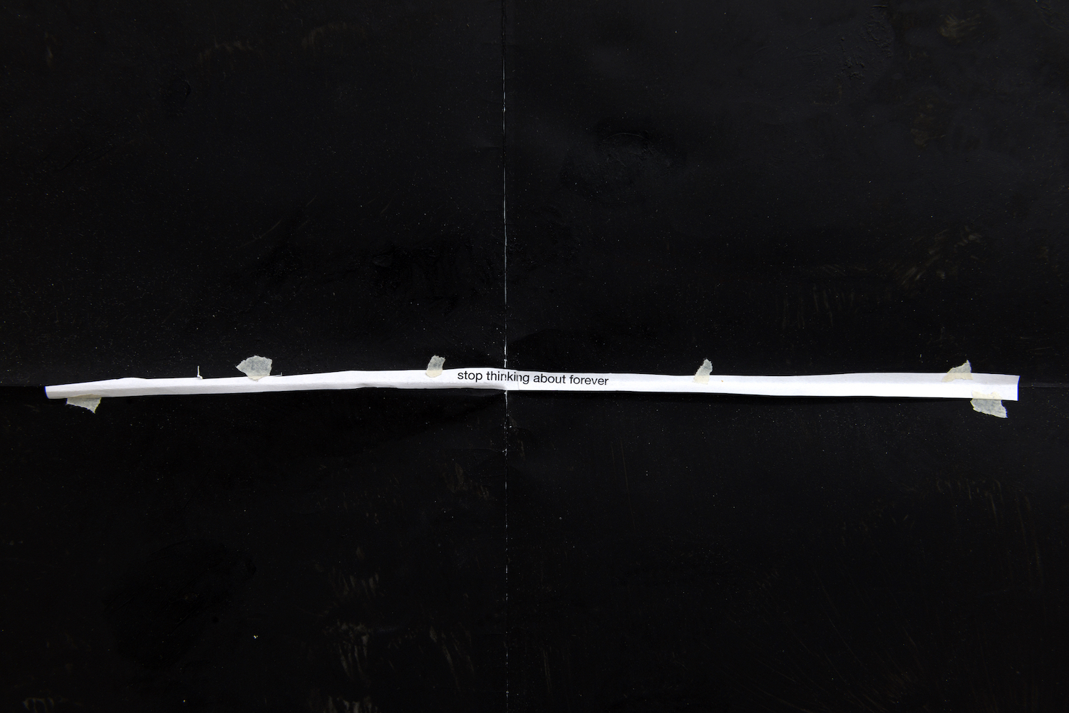 Detail: Morten Knudsen, Stop thinking about forever, 2022