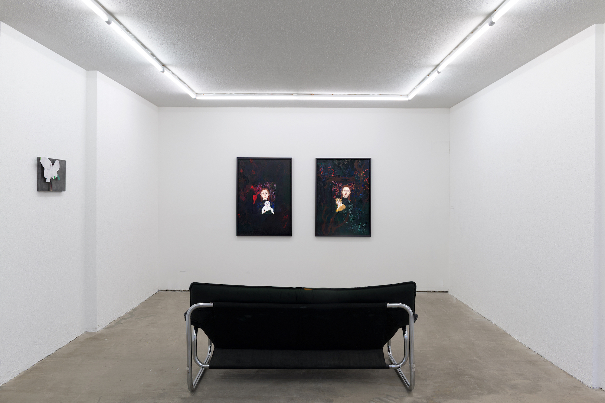 Installation view of «Stop thinking about forever» at Hamlet