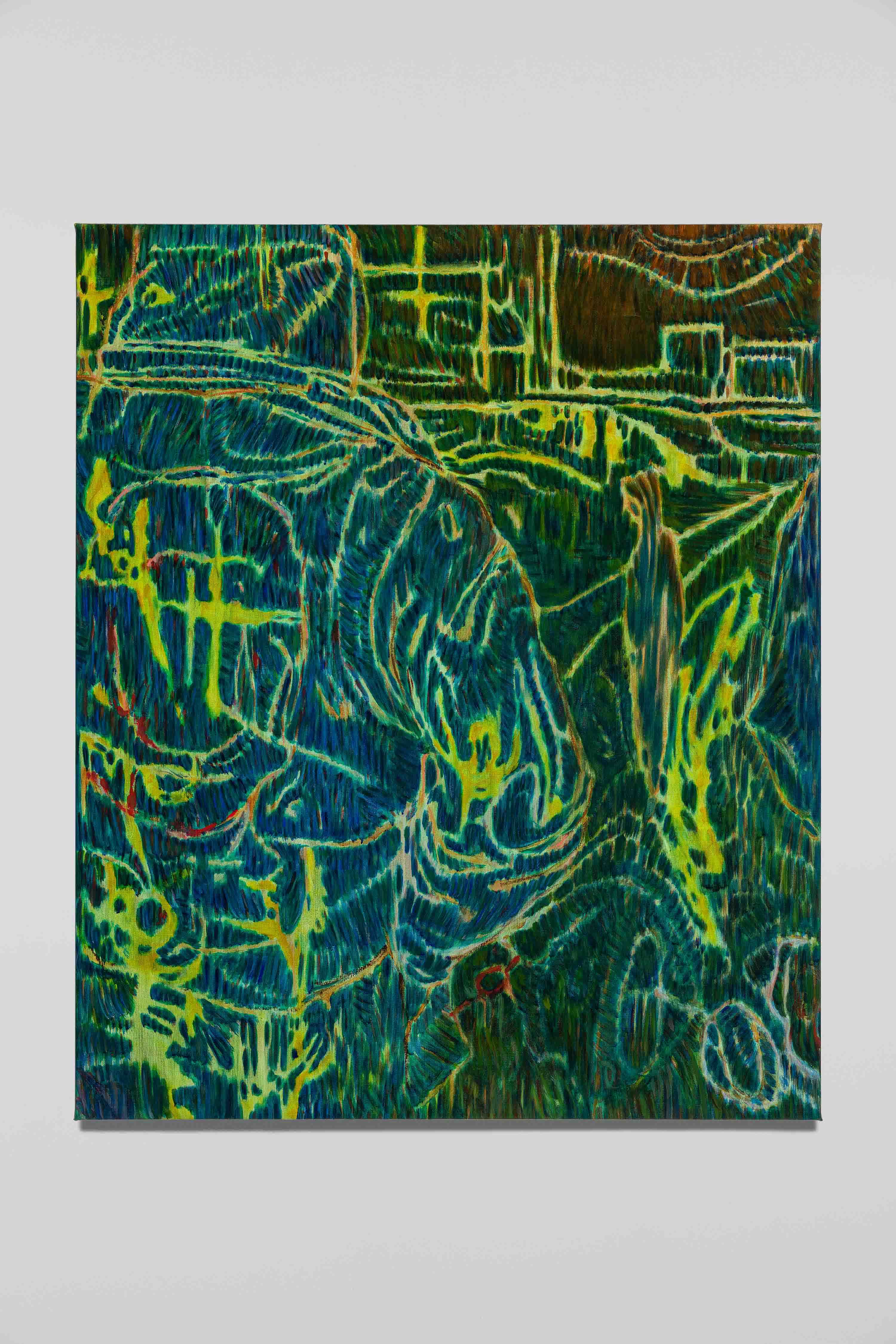 Haroun, 2022, oil on canvas, 124.2 x 103.2 cm