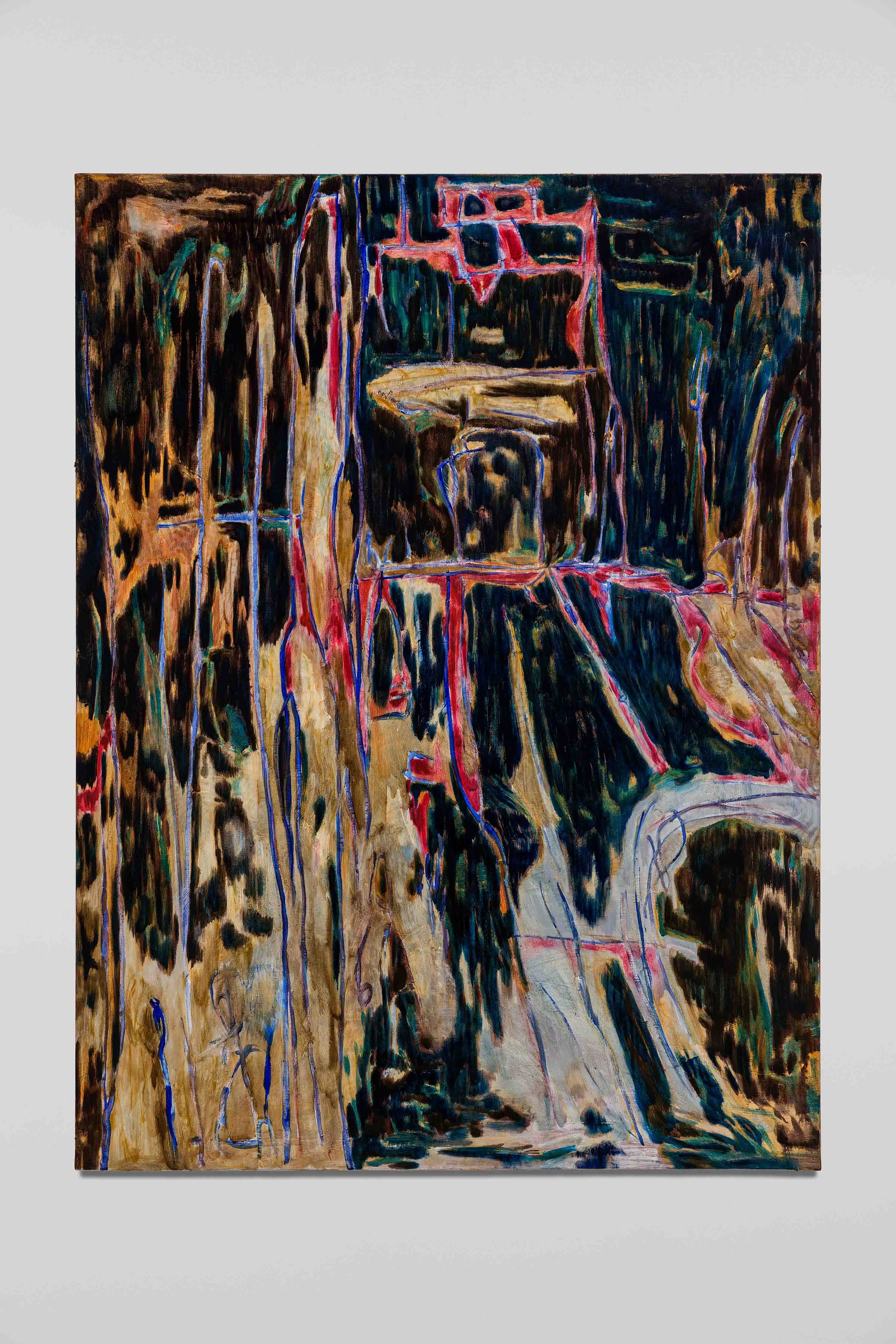 Gare du Nord (via Magenta), 2022, oil on canvas, 130.2 x 97.2 cm