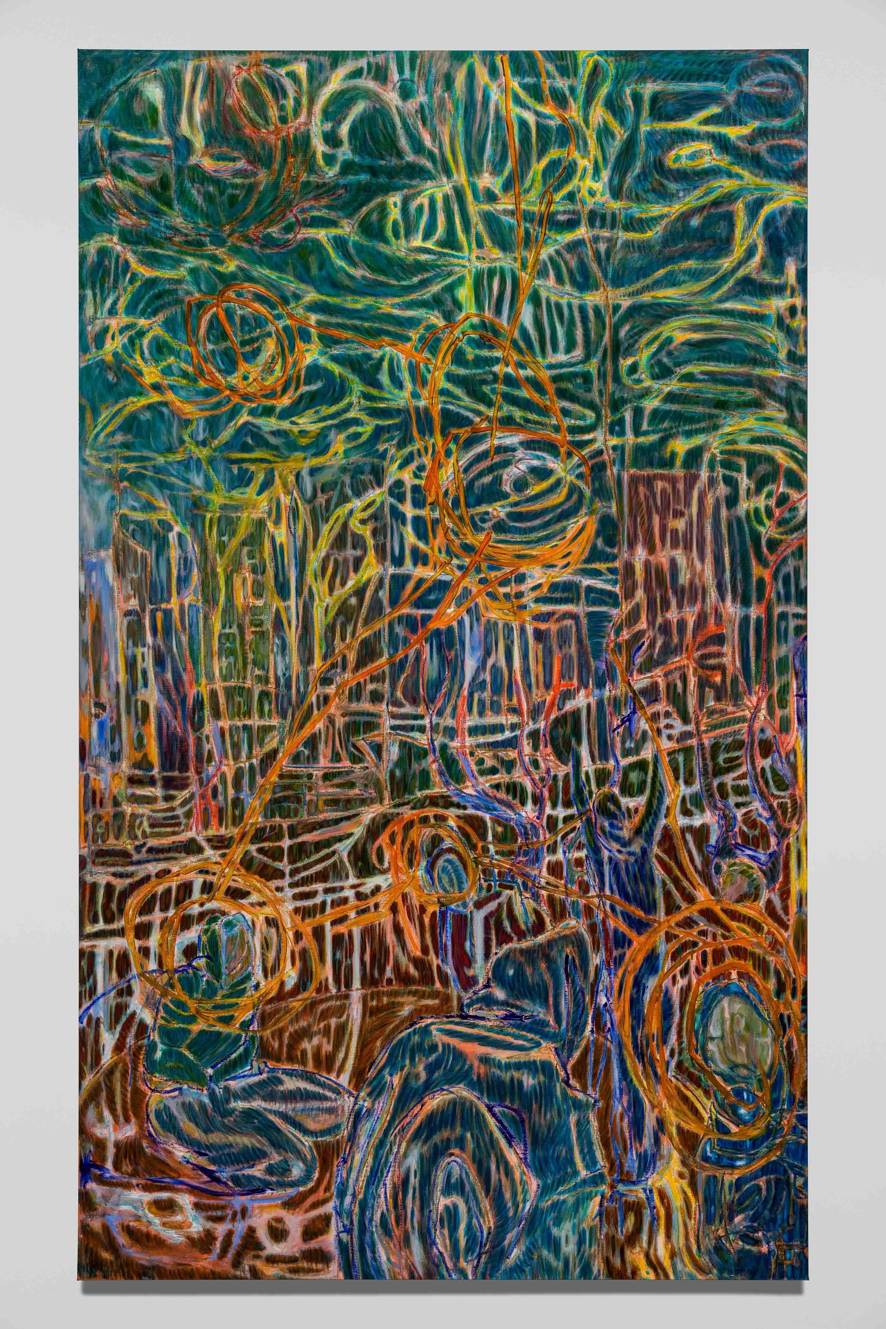 Dei Frari, 2022, oil on canvas, 283 x 168 cm