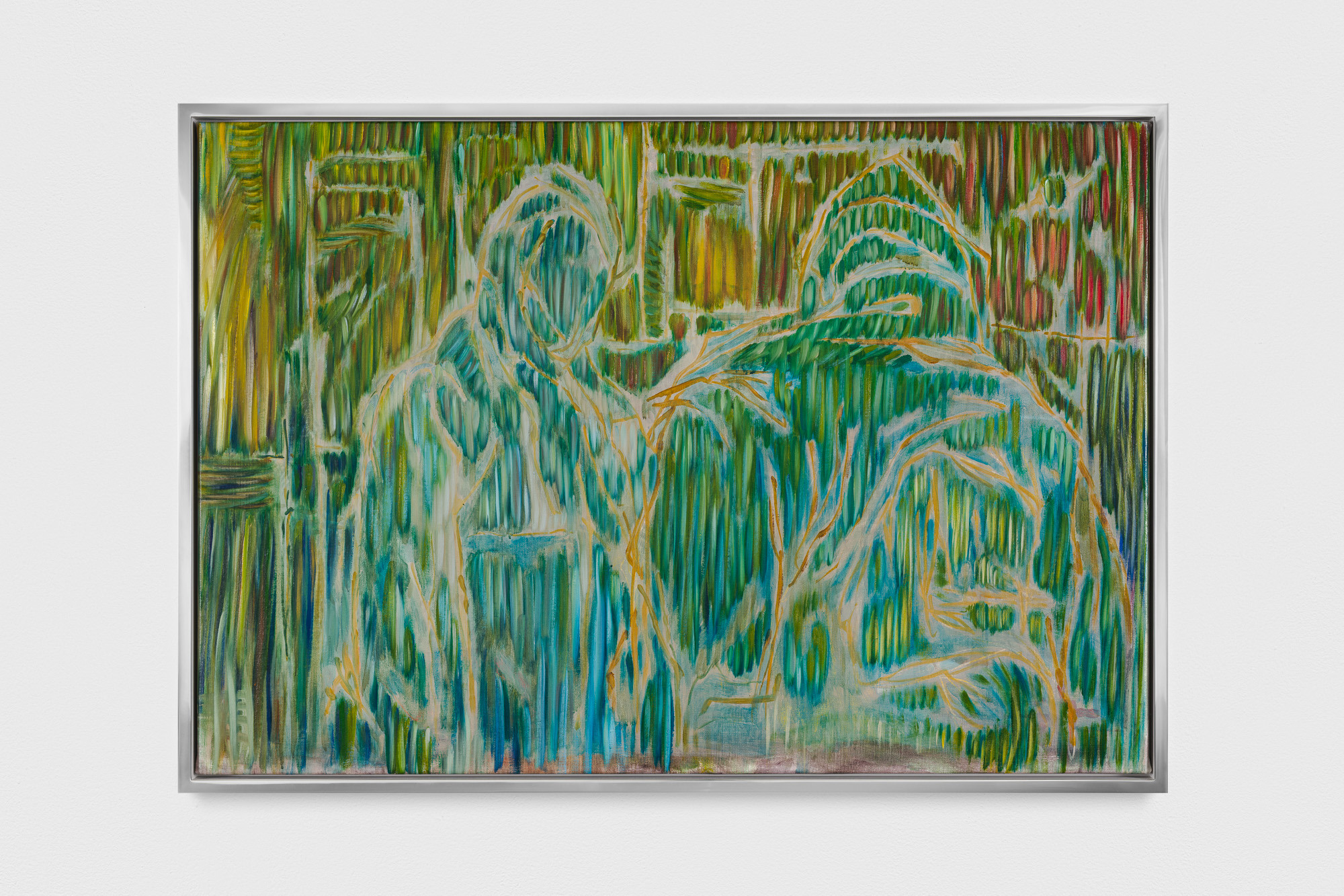 I am with you, 2022, oil on canvas, 75 x 111 cm