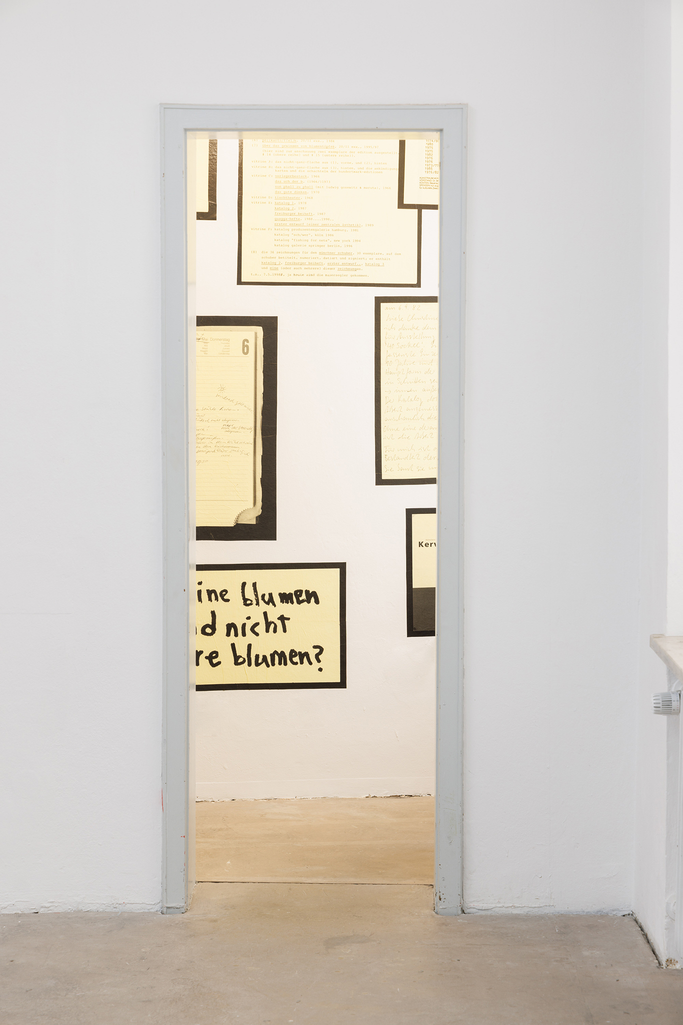 Hagen Verleger: âKr. Trouvaillesâ (photo: © Thomas Splett for Kunstraum MĂŒnchen)