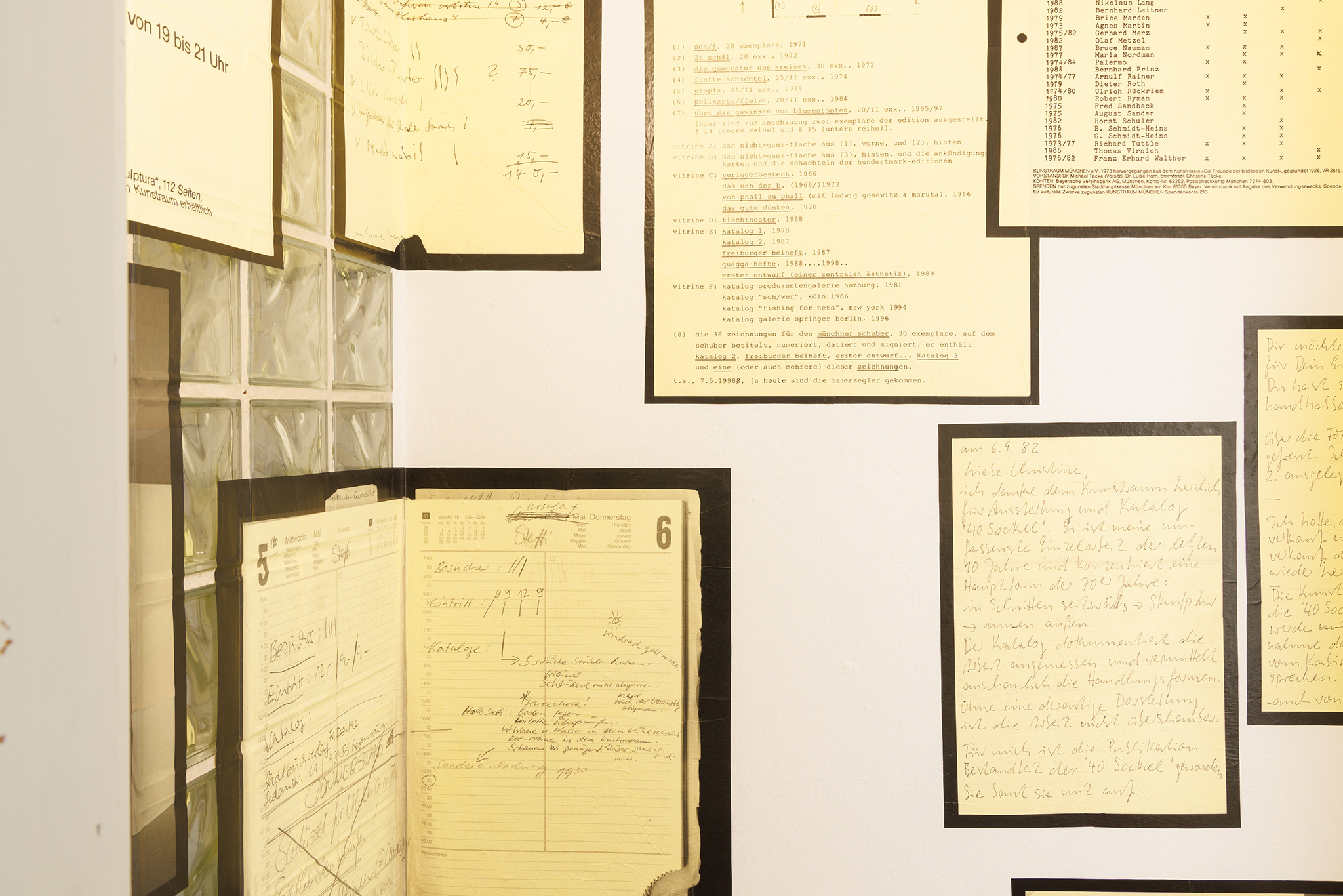 Hagen Verleger: âKr. Trouvaillesâ (photo: © Thomas Splett for Kunstraum MĂŒnchen)