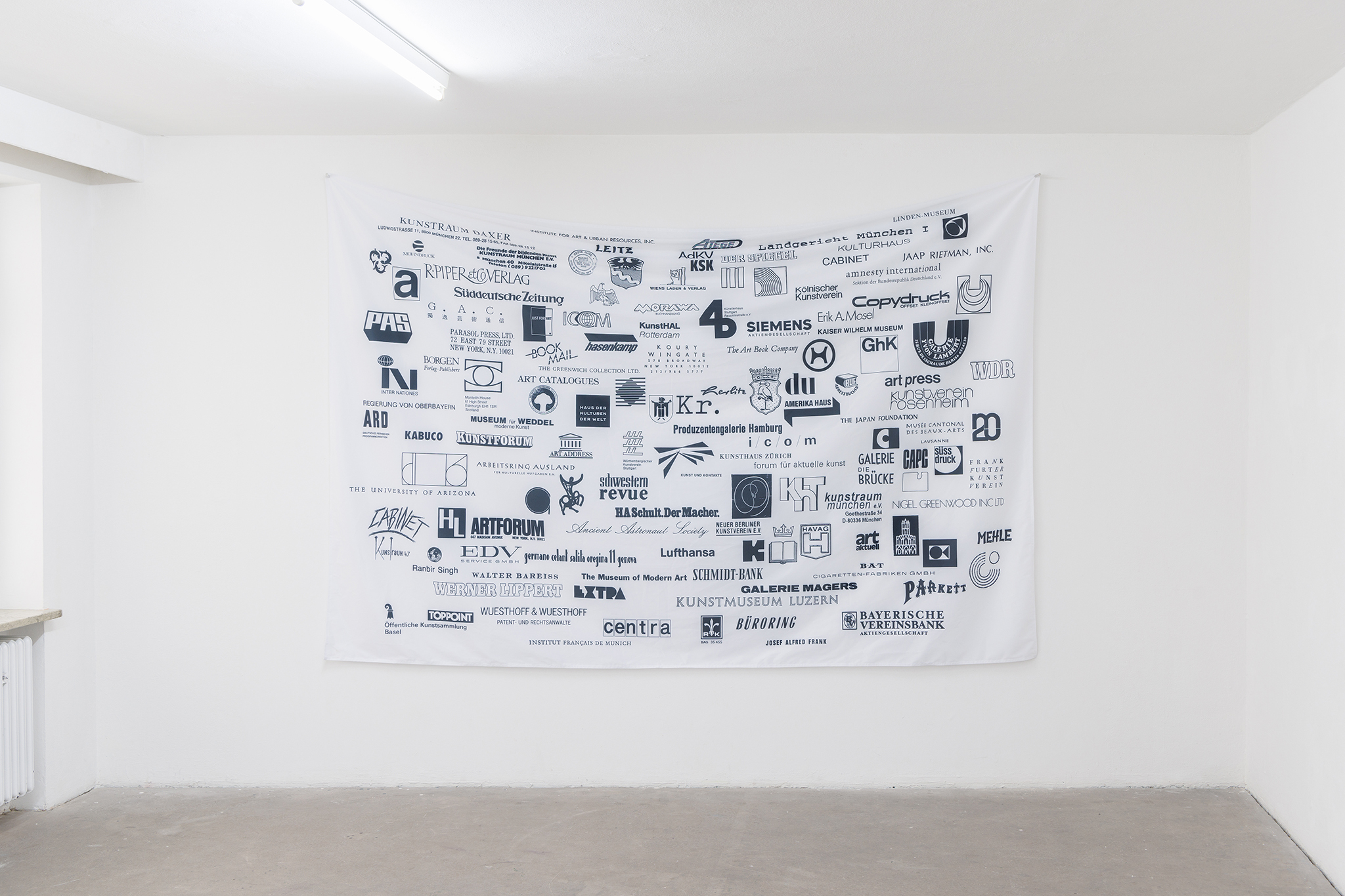 Hagen Verleger: âKr. Network(s)â (photo: © Thomas Splett for Kunstraum MĂŒnchen)