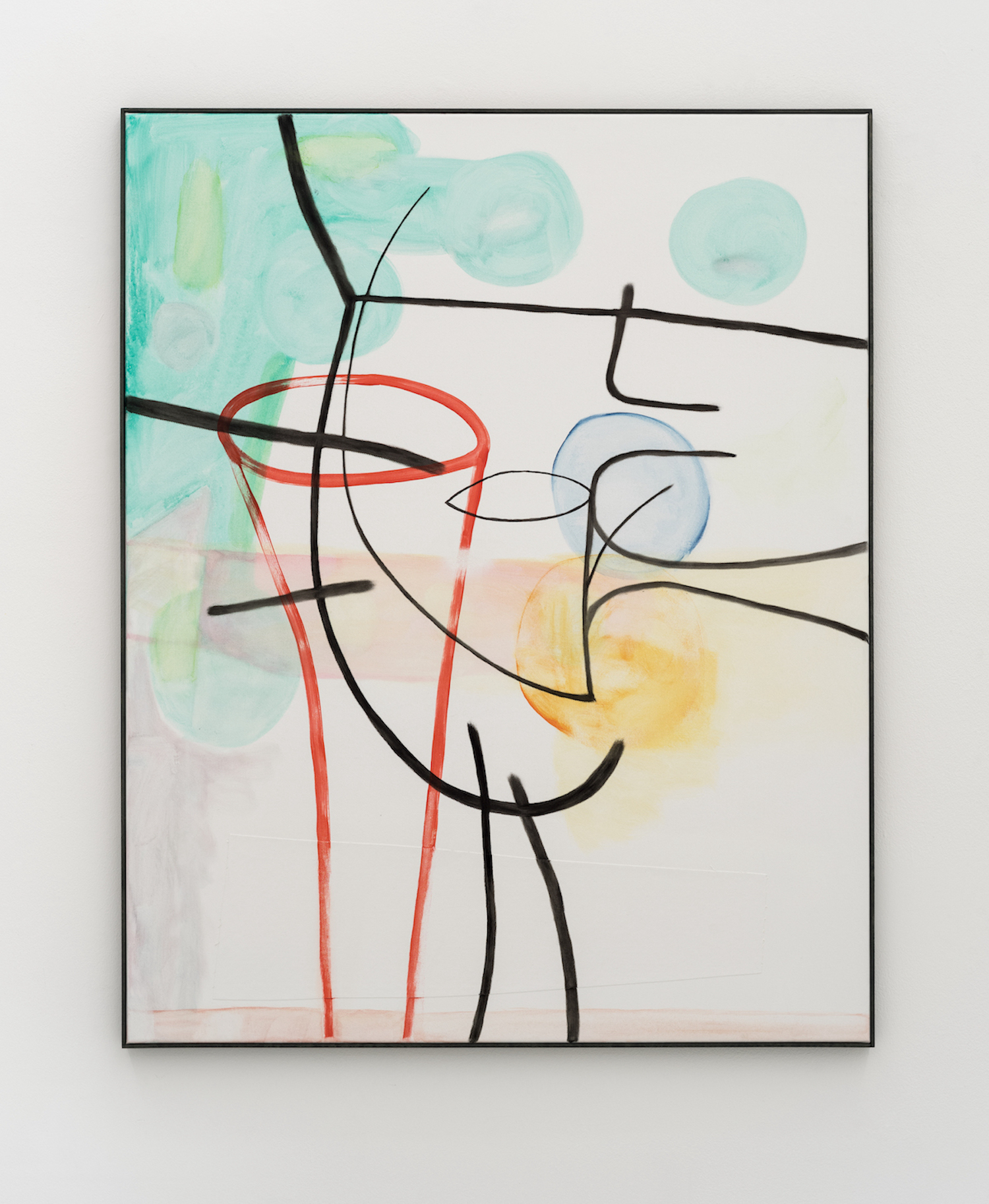 Tom Król, PGMK, 2023, Acrylic, acrylic paint, oil on canvas, 100 x 80 cm