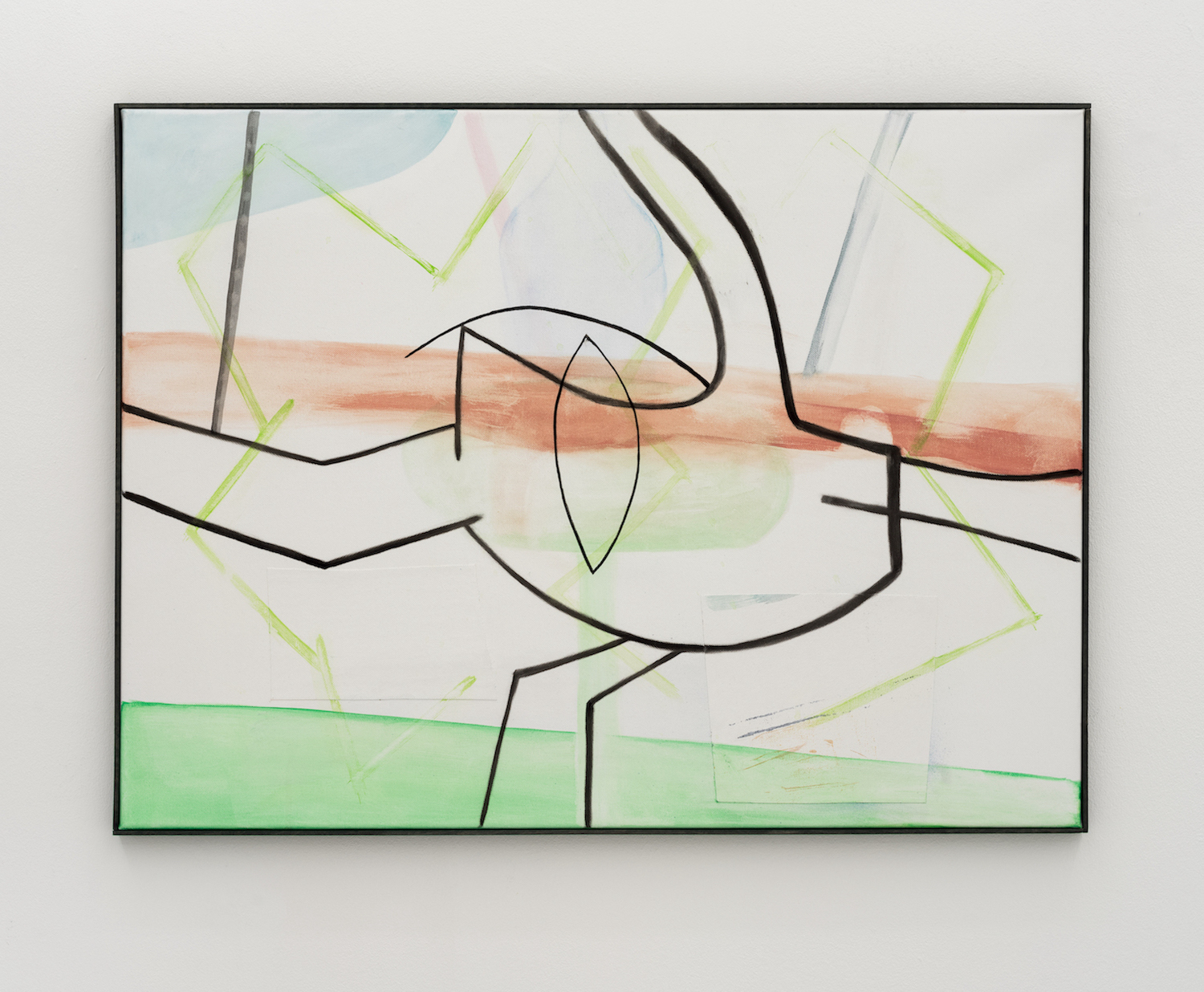 Tom Krol, Tamino, 2023, Acrylic, acrylic paint, oil on canvas, 60 x 80 cm