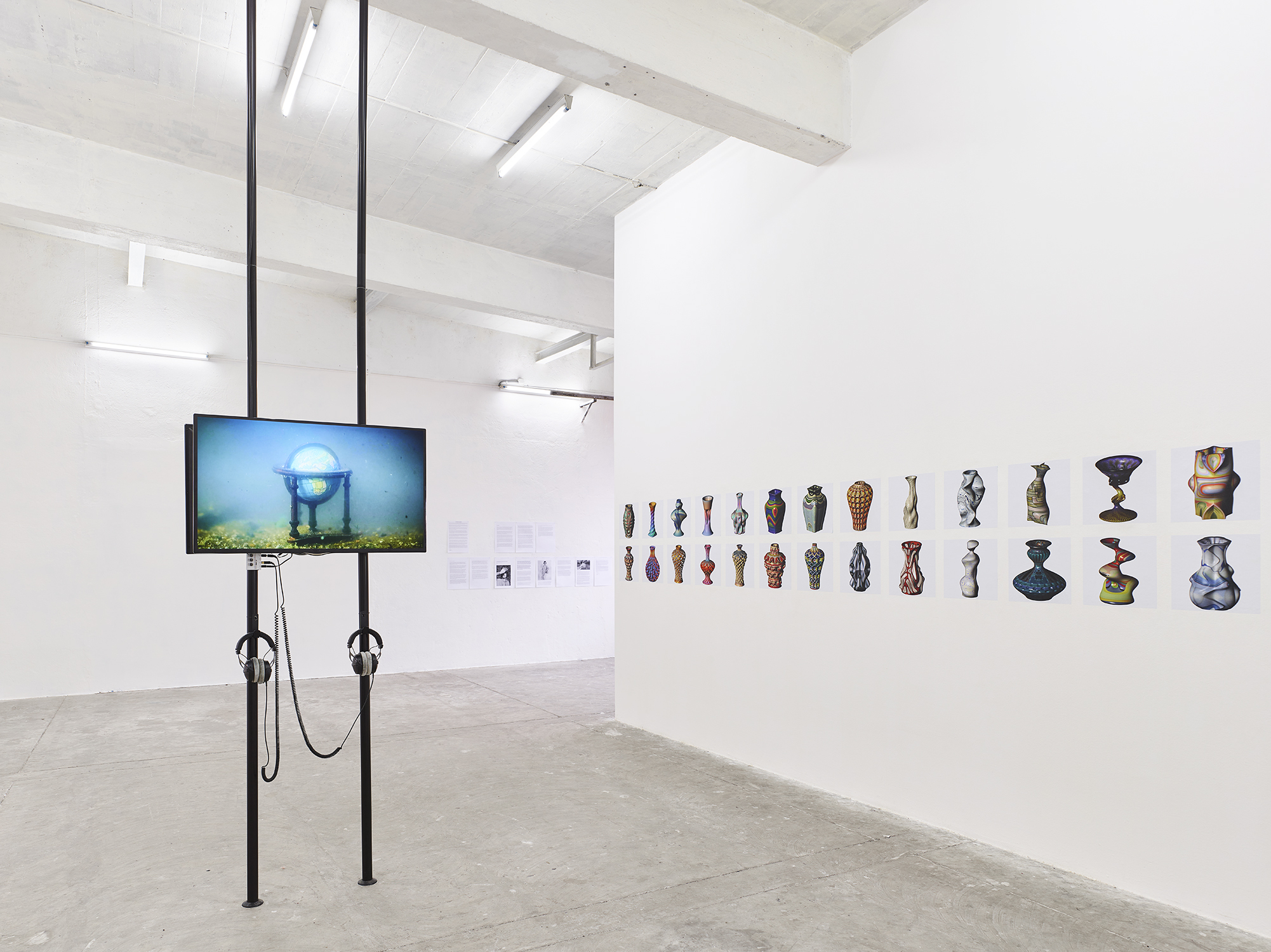 Installation view of the exhibition "Indirect Methods" by Chris Korda
