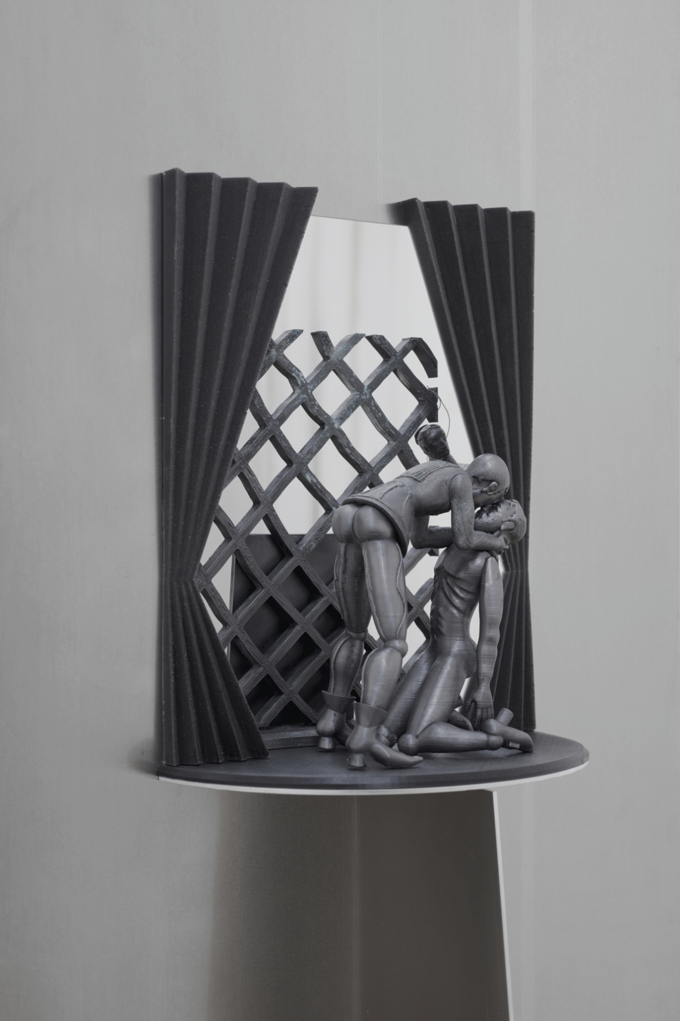 Wieland Schönfelder, scene 6, 2022, aluminum, cast resin, plastic