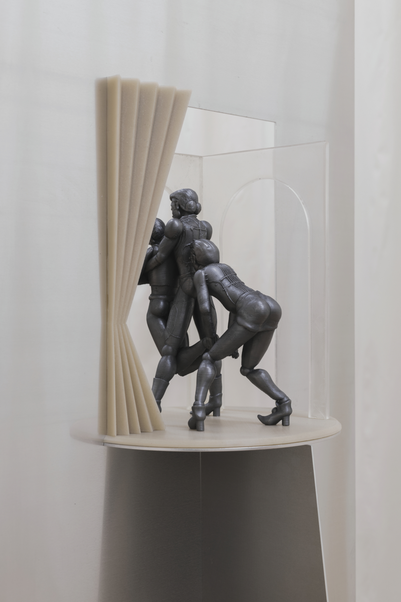 Wieland Schönfelder, scene 5, 2022, aluminum, cast resin, plastic