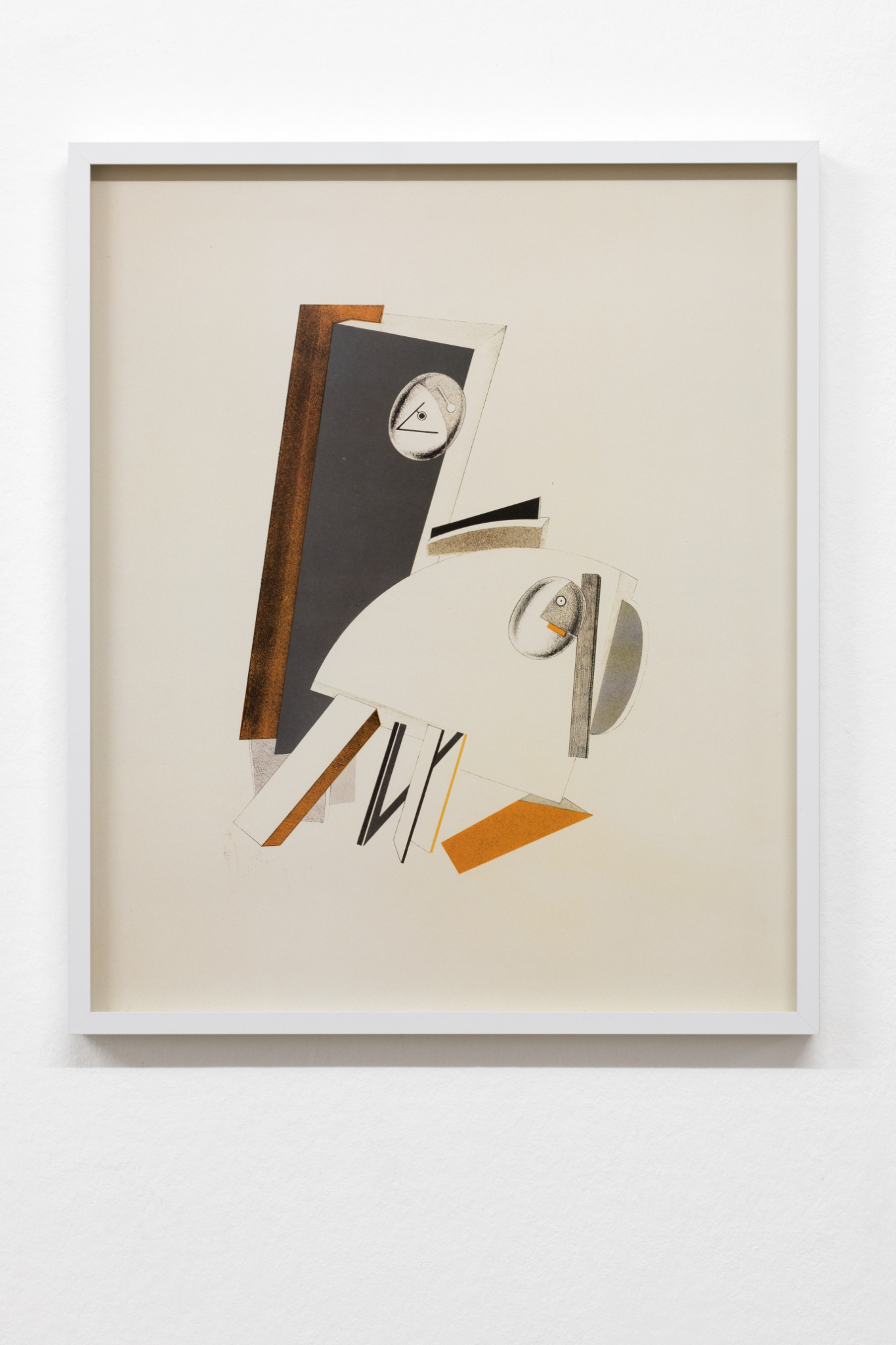 El Lissitzky, Ängstliche, 1923, lithograph, 43,7 x 45,6 cm