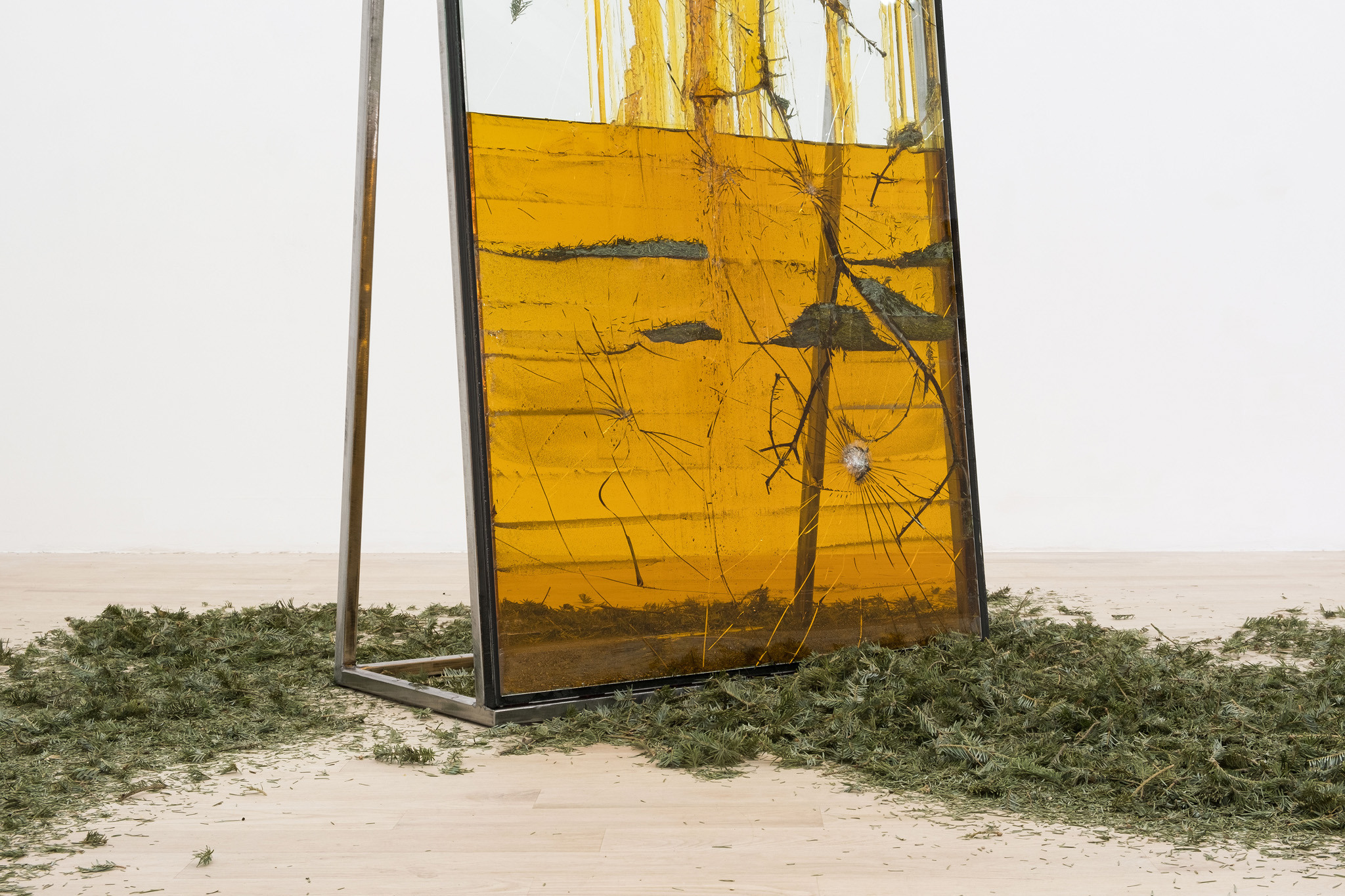 Jura Shust, Hardens on the surface and heals the wound II, 2023 (detail)