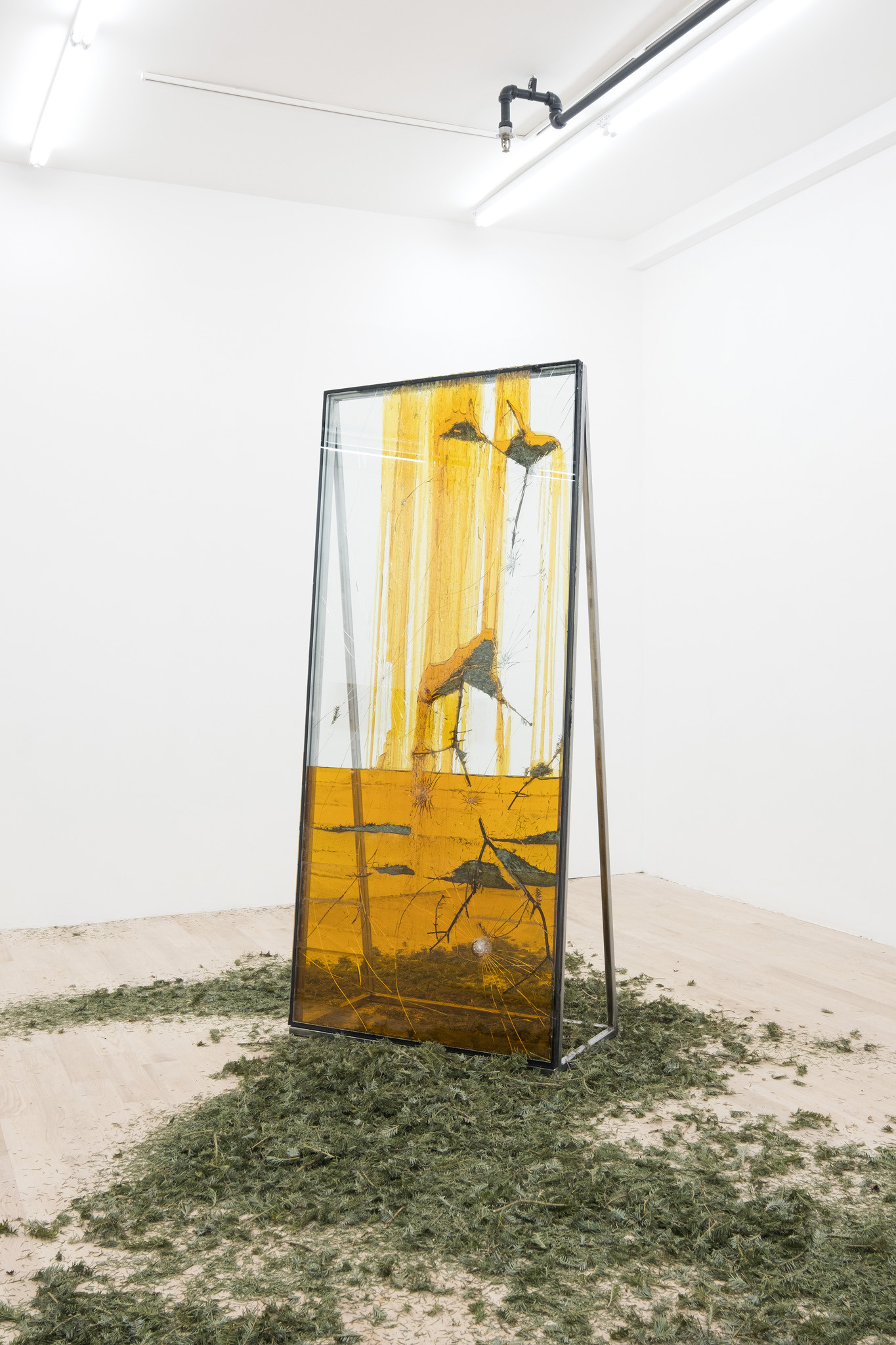 Jura Shust, Hardens on the surface and heals the wound II, 2023