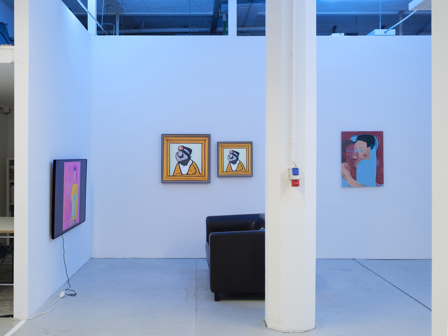 Exhibition view, Jonas Lund, 'In the Middle of Nowhere', OFFICE IMPART, 2023