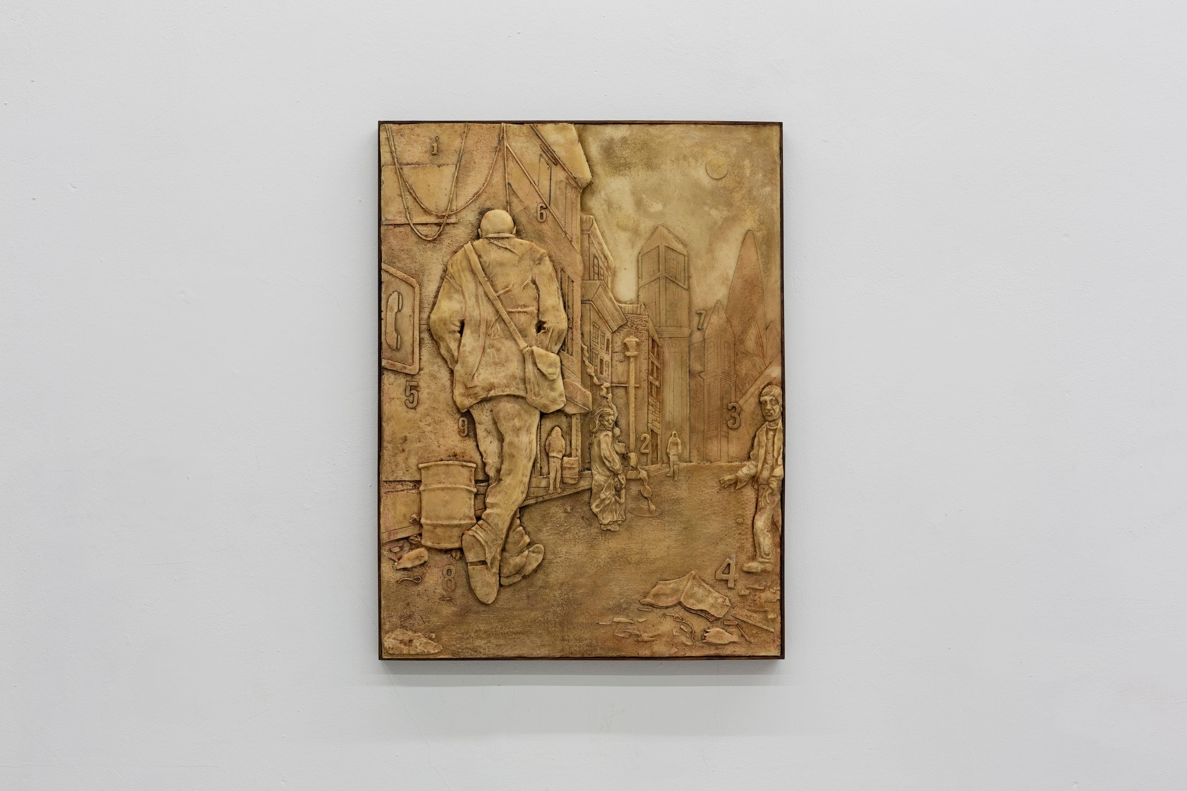 Metropolitan (167592384), Acrylic on casted foam, artist’s frame, 2023